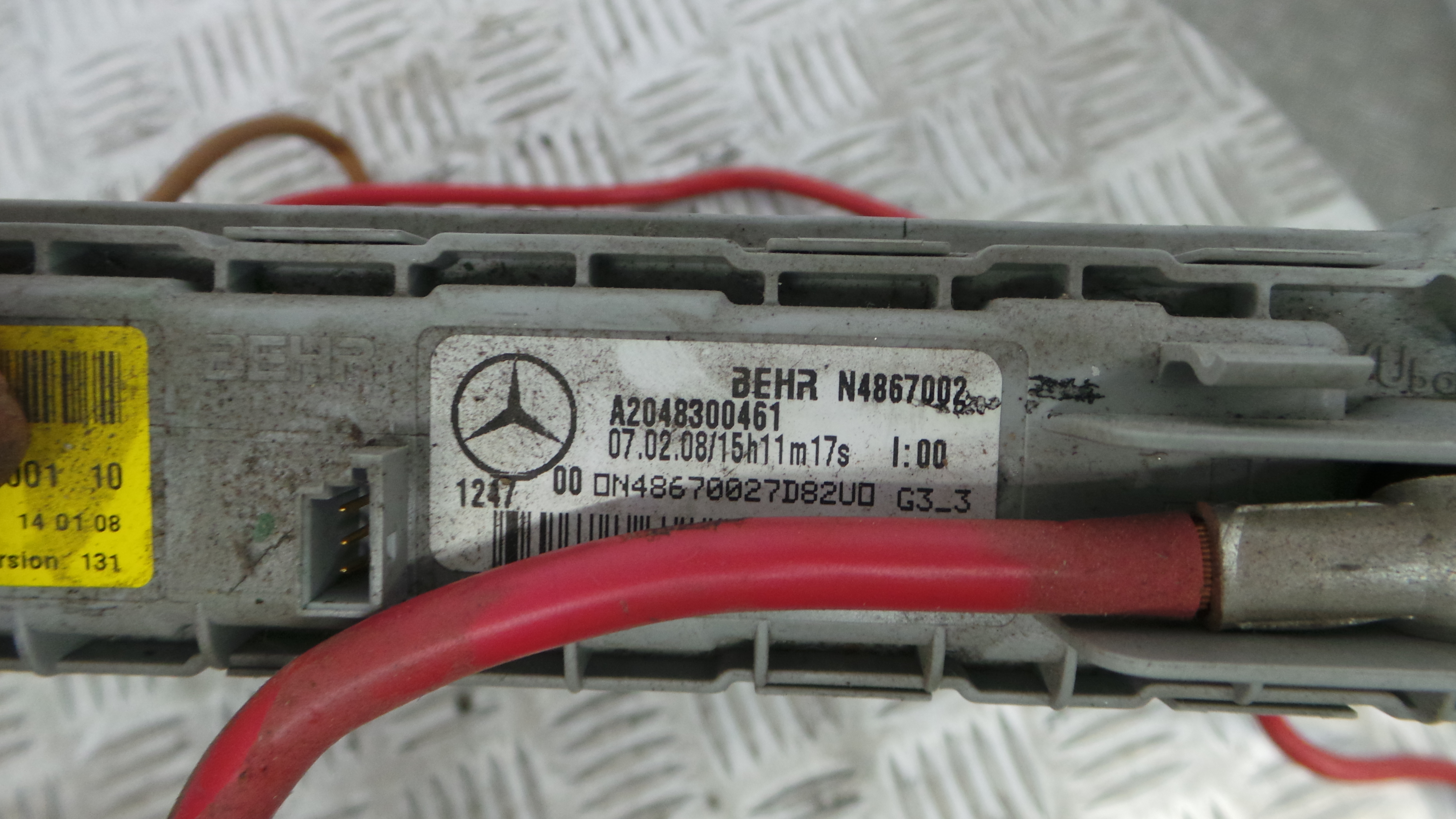 Radiador da Chaufagem / Sofagem A2048300461 - MERCEDES-BENZ C-CLASS (W204)-33192453