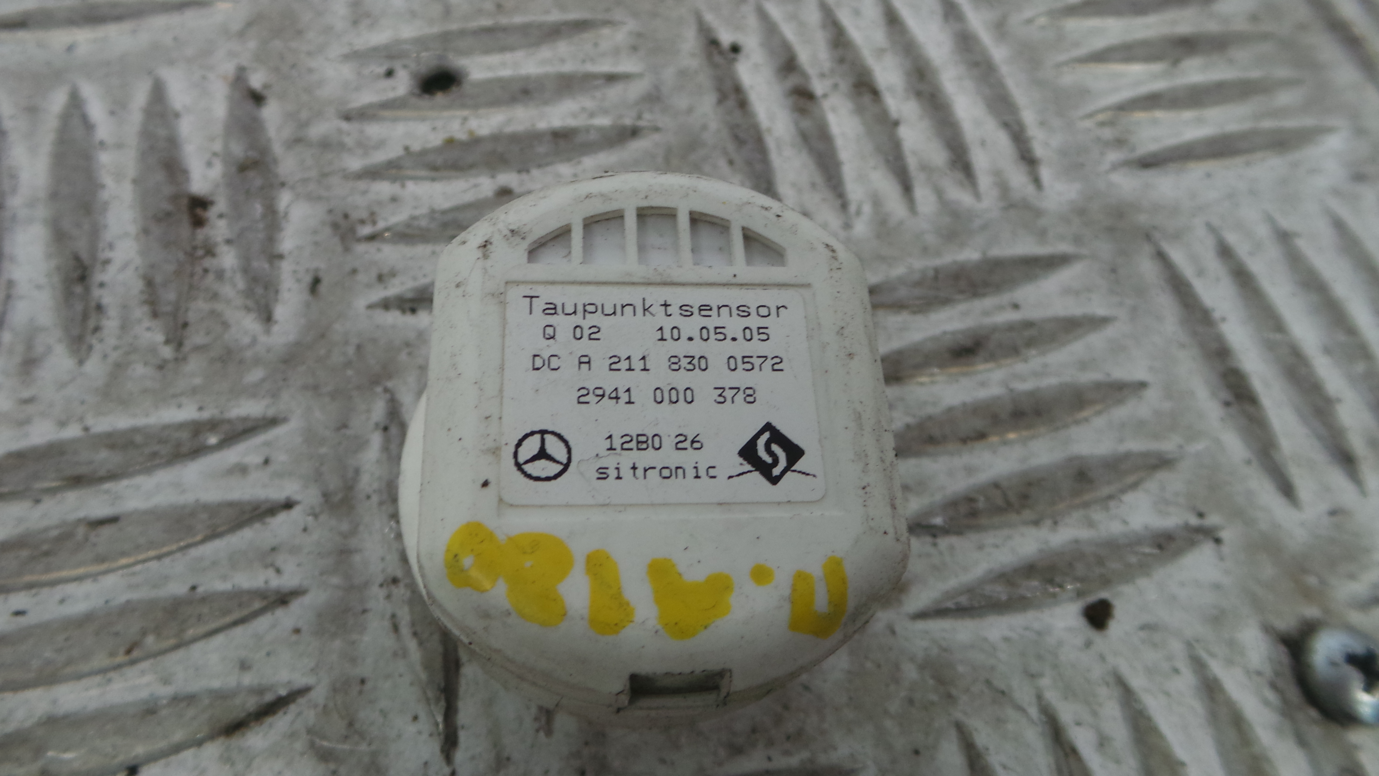 Sensor Temperatura Do Ar De Admissão A2118300572 - MERCEDES-BENZ A-CLASS (W169)-33192726