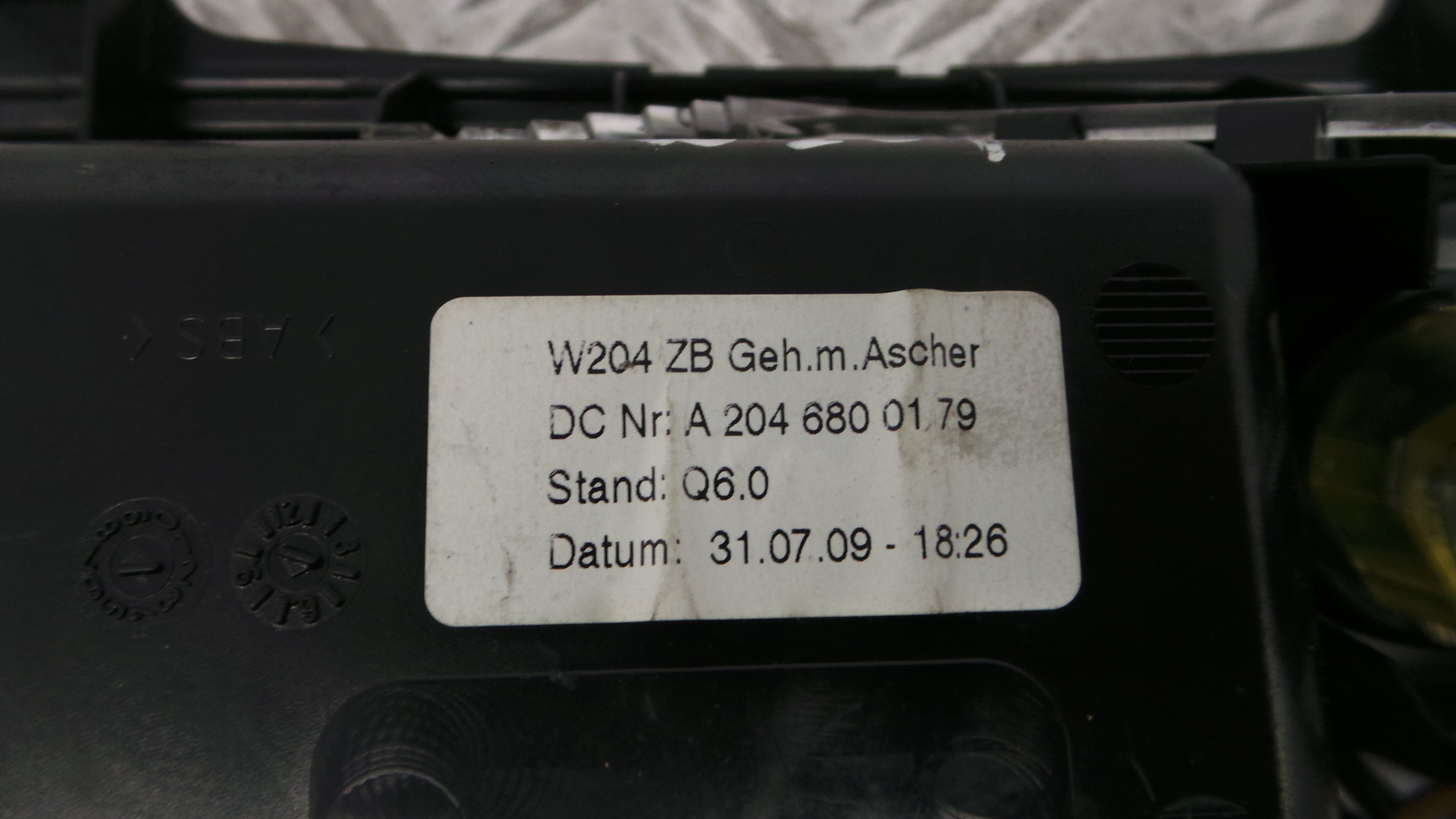 Cinzeiro A2046800179 - MERCEDES-BENZ C-CLASS (W204)-33193413