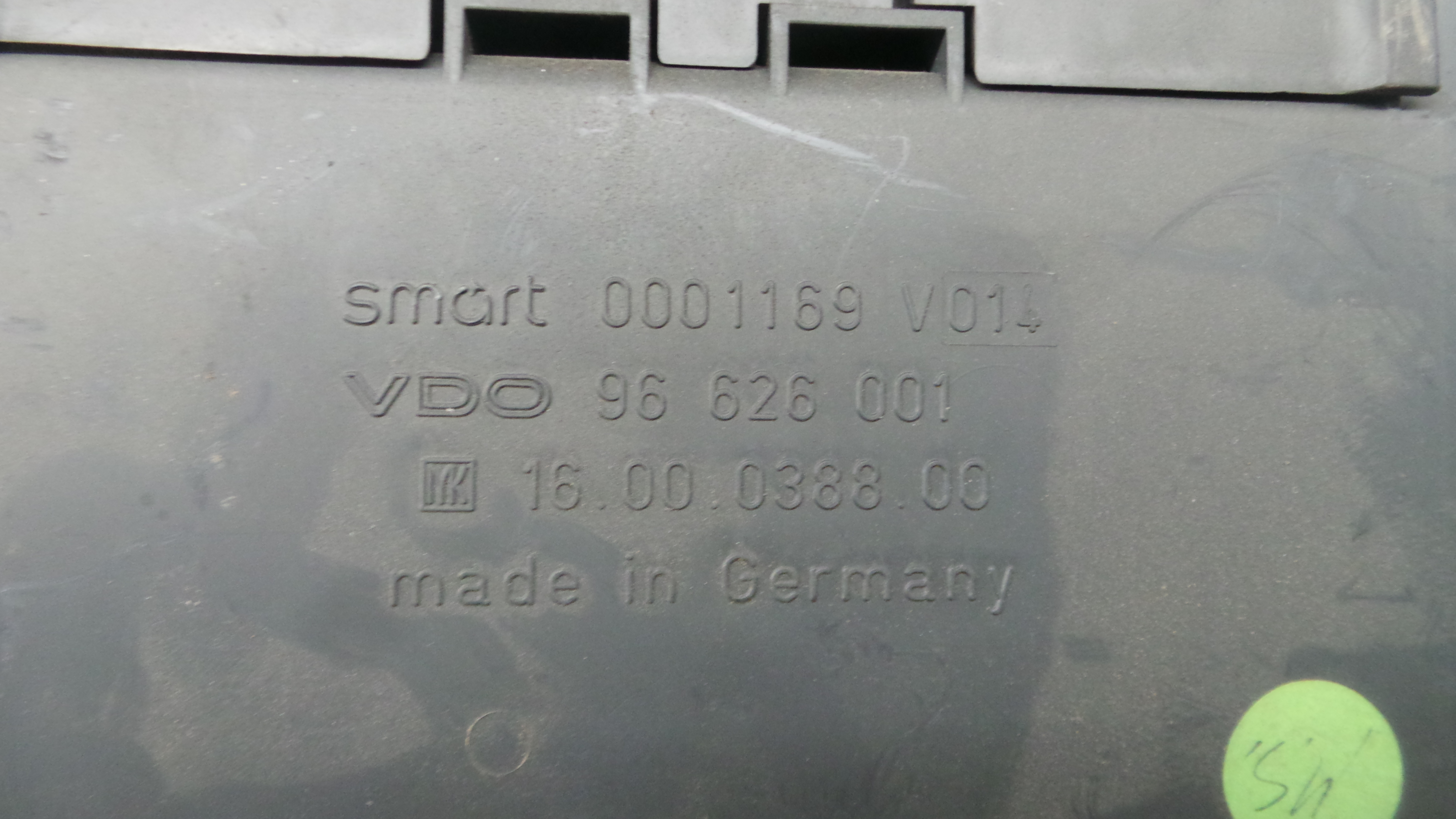 Consola central Tablier 0001807 - SMART CITY-COUPE (450)-33193476