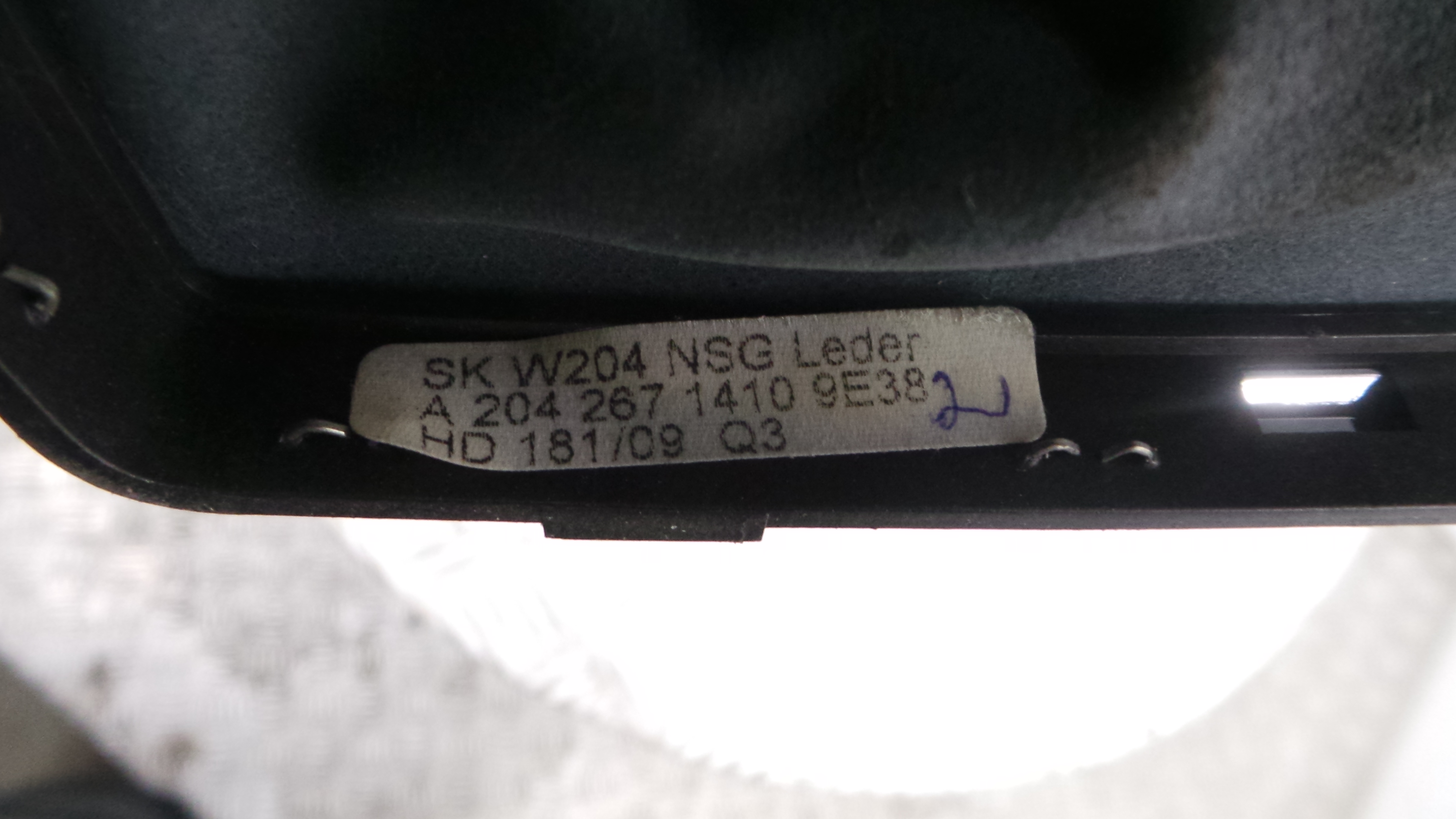 Moca / Fole de Velocidades A2042671410 - MERCEDES-BENZ C-CLASS (W204)-33194701