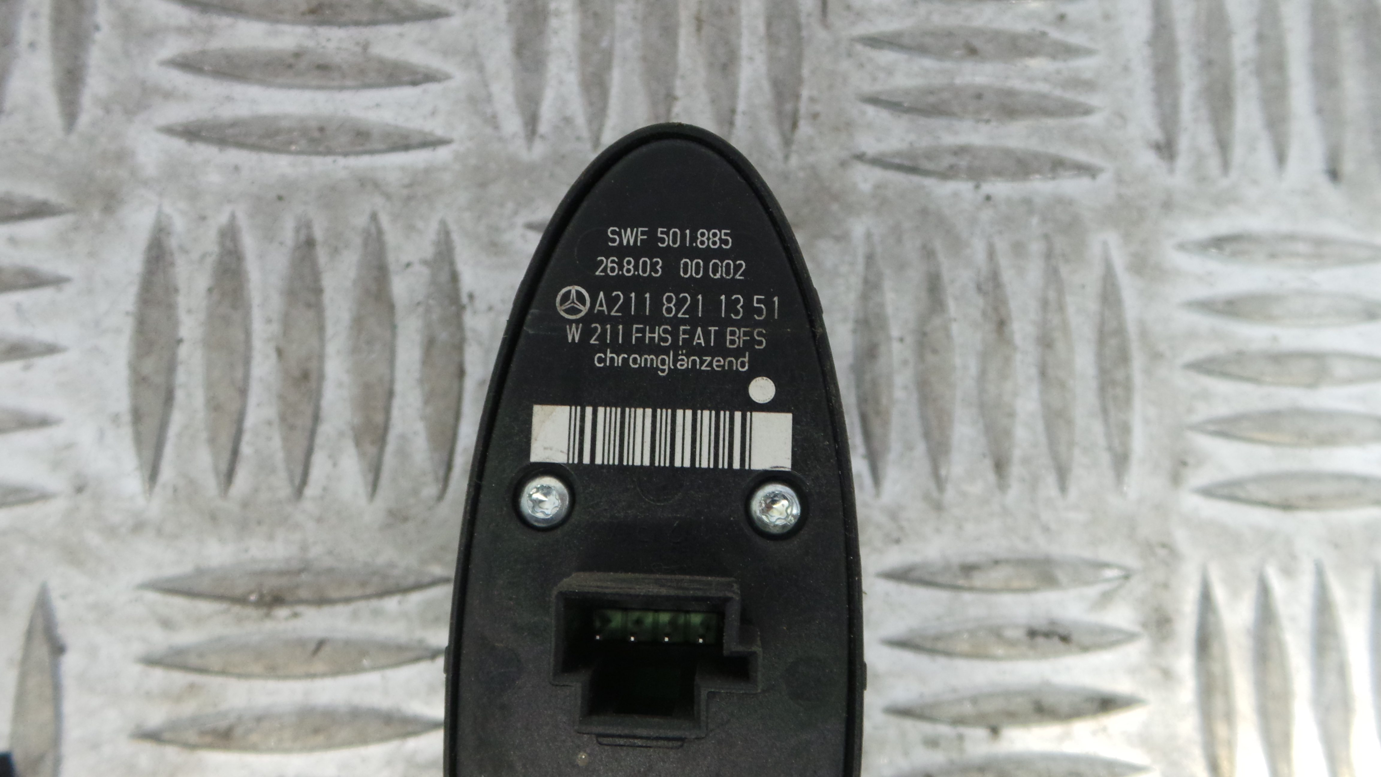 Interruptor / Comando Elevador Vidro Frente Dto  A2118211351 - MERCEDES-BENZ E-CLASS (W211)-33194710