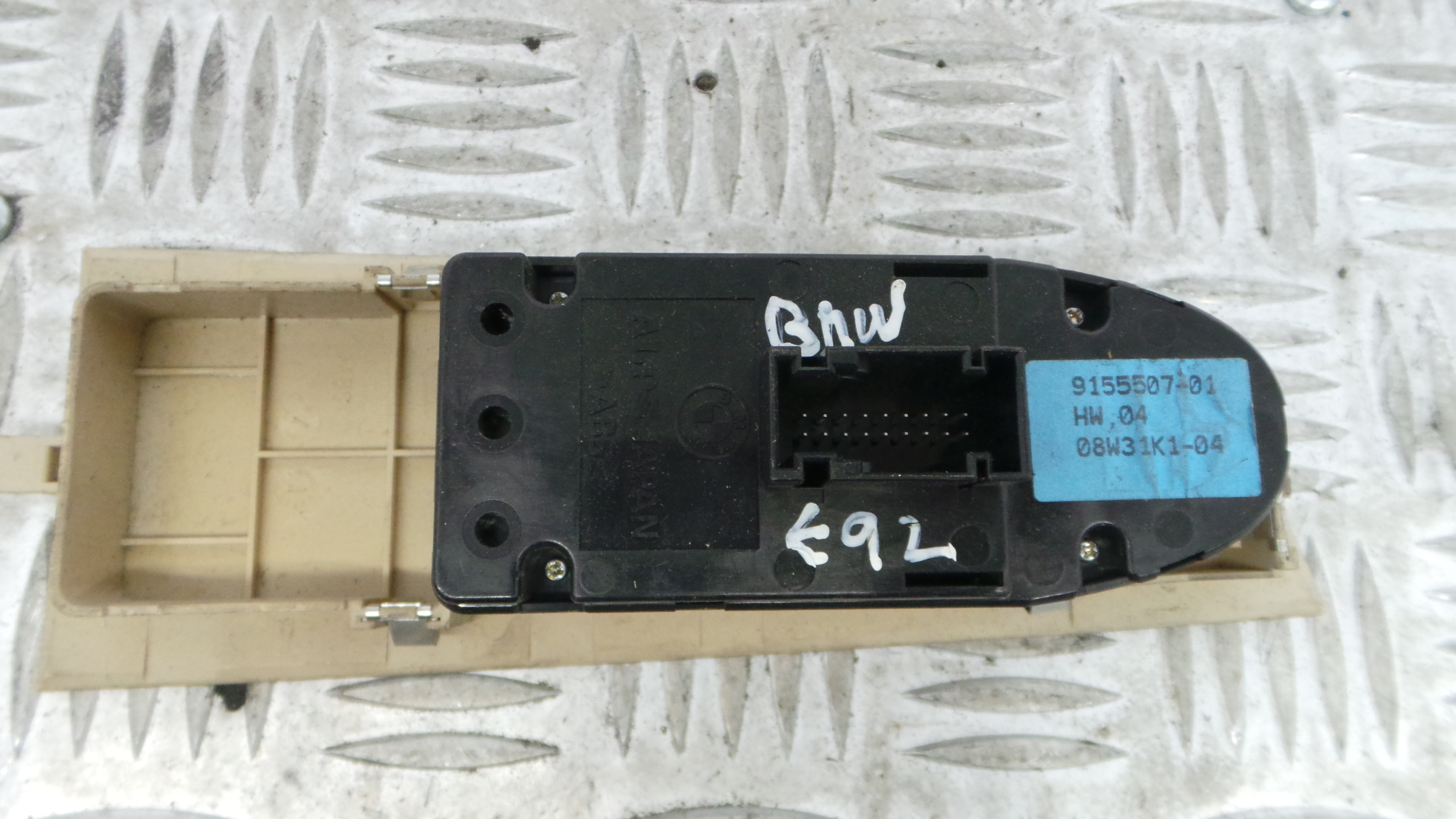 Interruptor / Comando Elevador Vidro Frente Esq  9155507 - BMW 3 Coupé (E92)-33194861 Interruptor / Comando Elevador Vidro Frente Esq  9155507 - BMW 3 Coupé (E92)-33194861