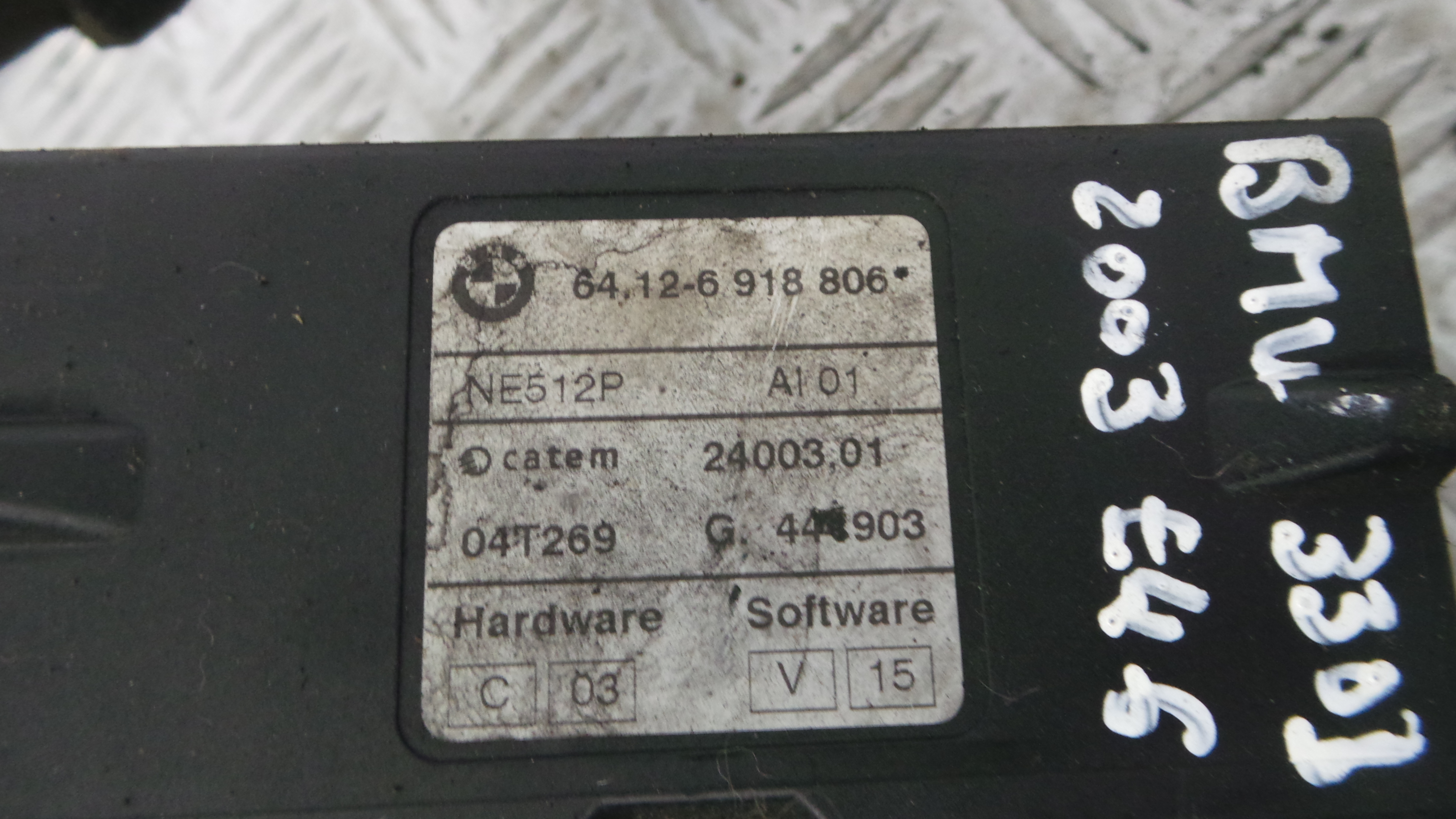 Válvula de Aquecimento 64.12-6918806 - BMW 3 (E46)-33195334