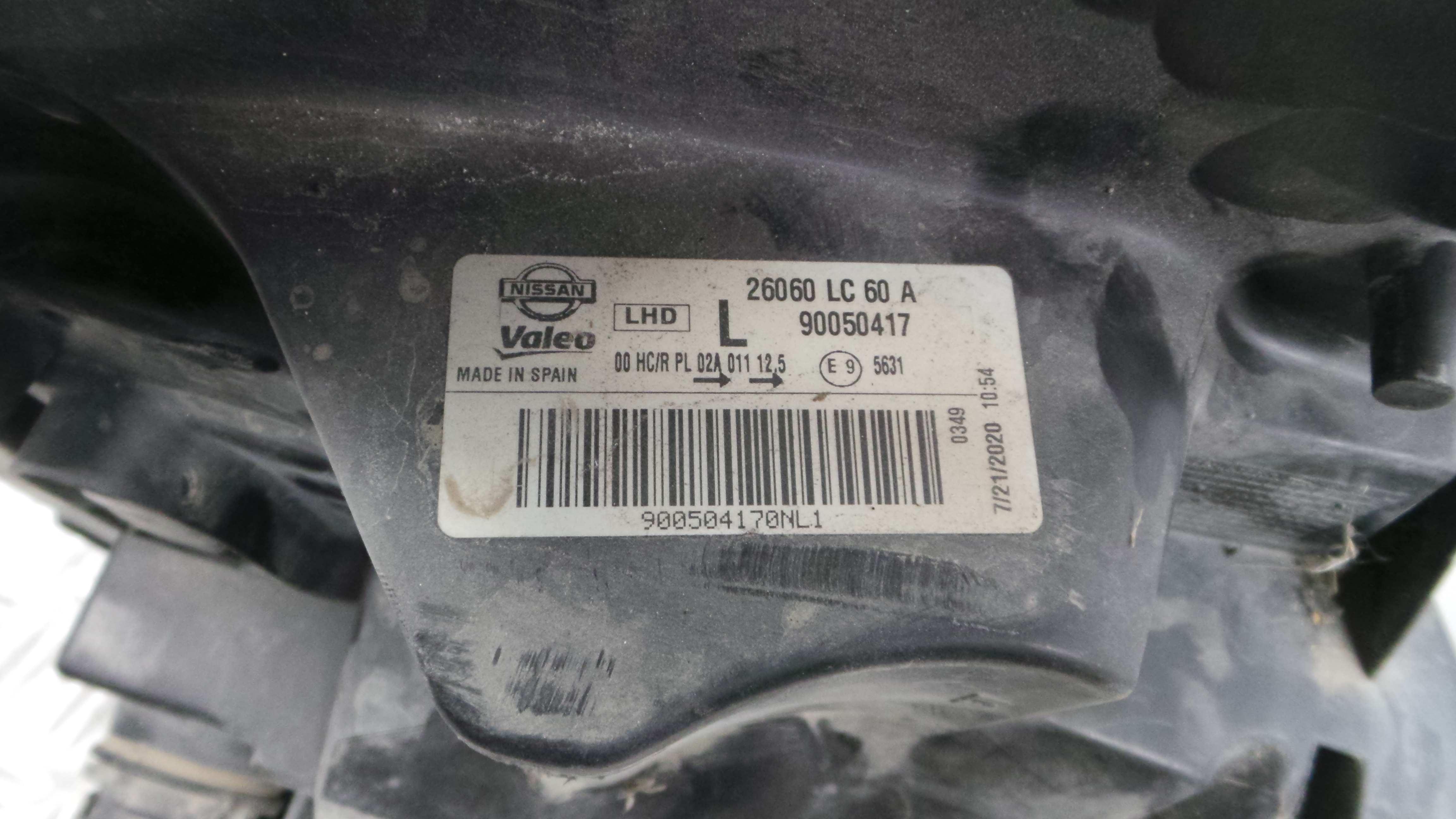 Ótica Esq 90050417 - NISSAN NT400 CABSTAR (F24M)-33196321