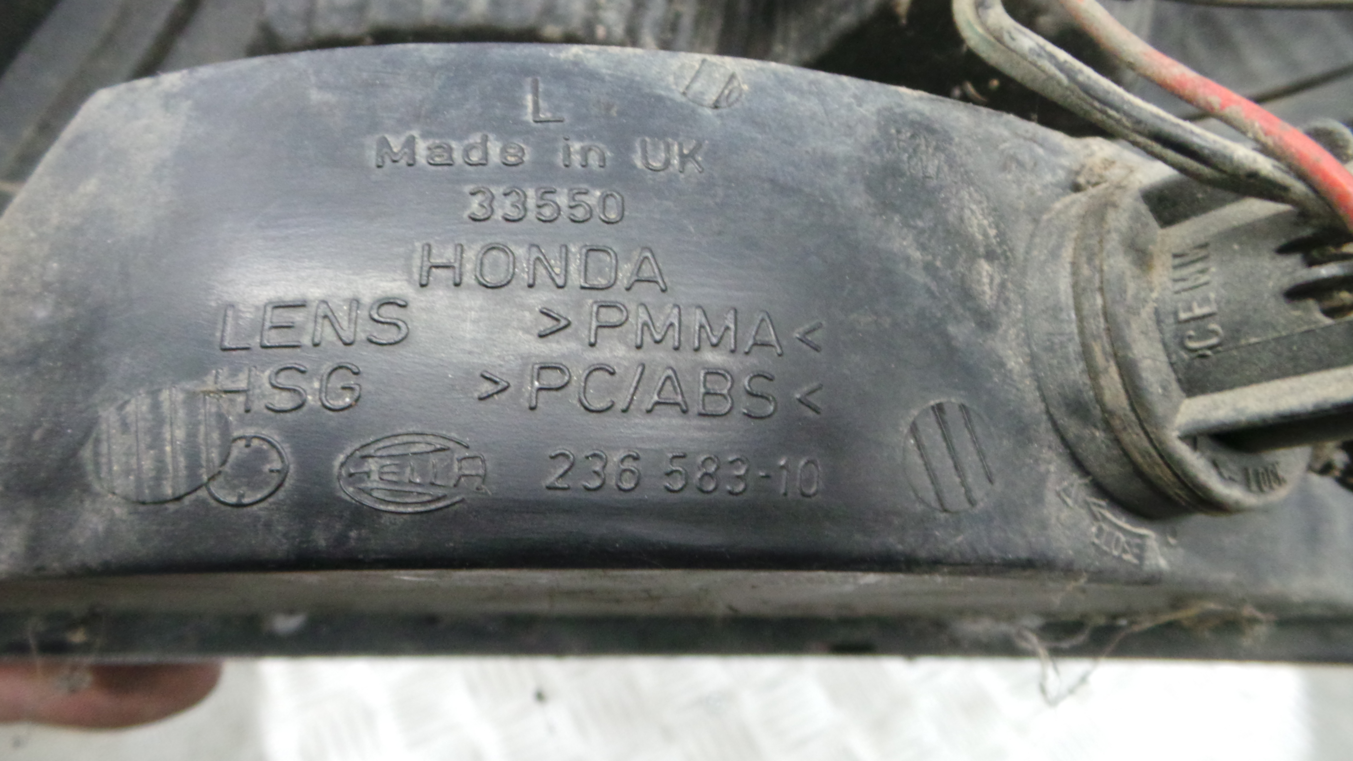 Farolim Stop Esq 236583-10 - HONDA CIVIC Mk V Aerodeck (MB, MC), CIVIC VI Aerodeck (MB, MC)-33196438