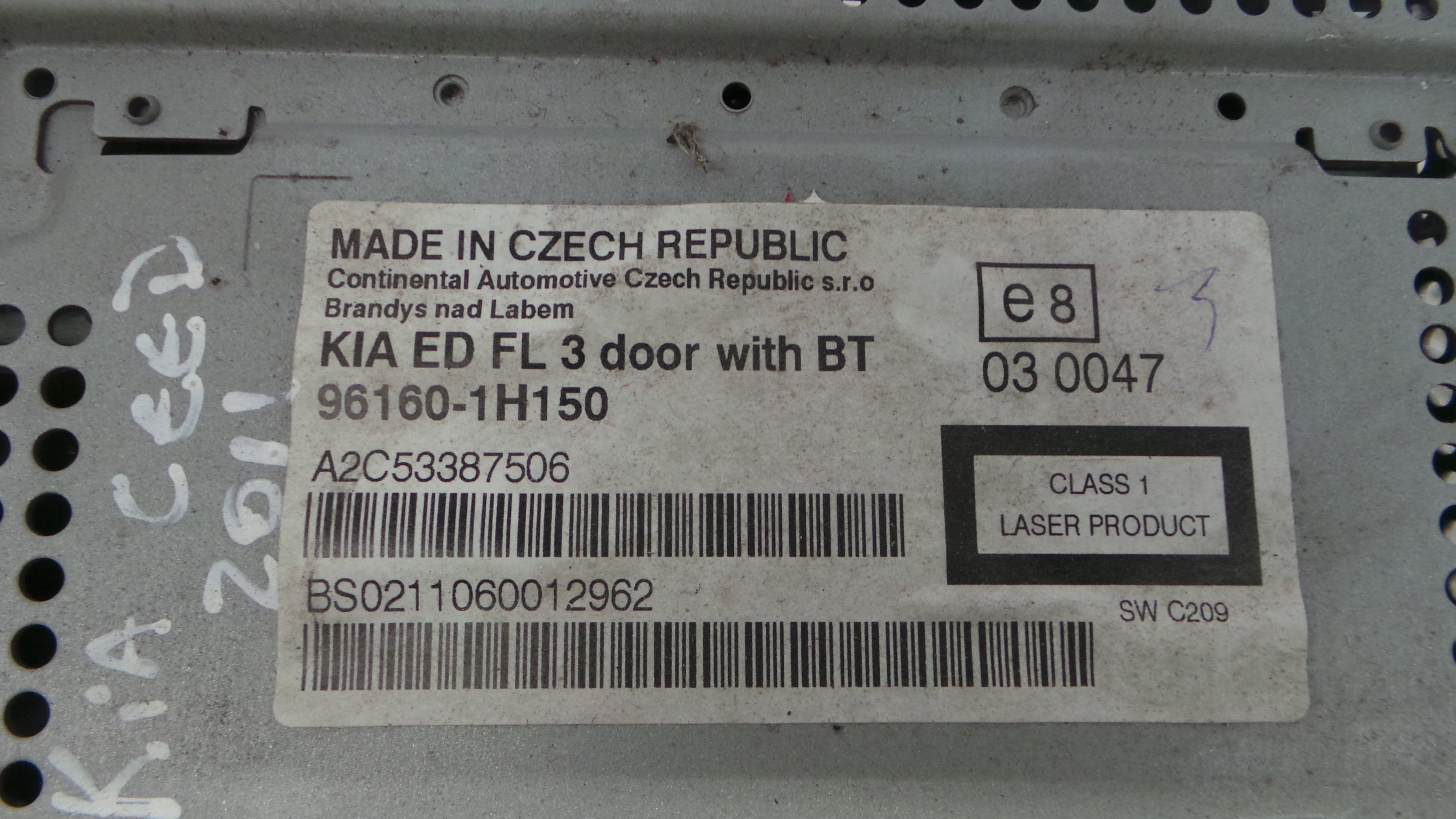 Auto-rádios 96160-1H150 - KIA CEE'D Hatchback (ED)-33197317