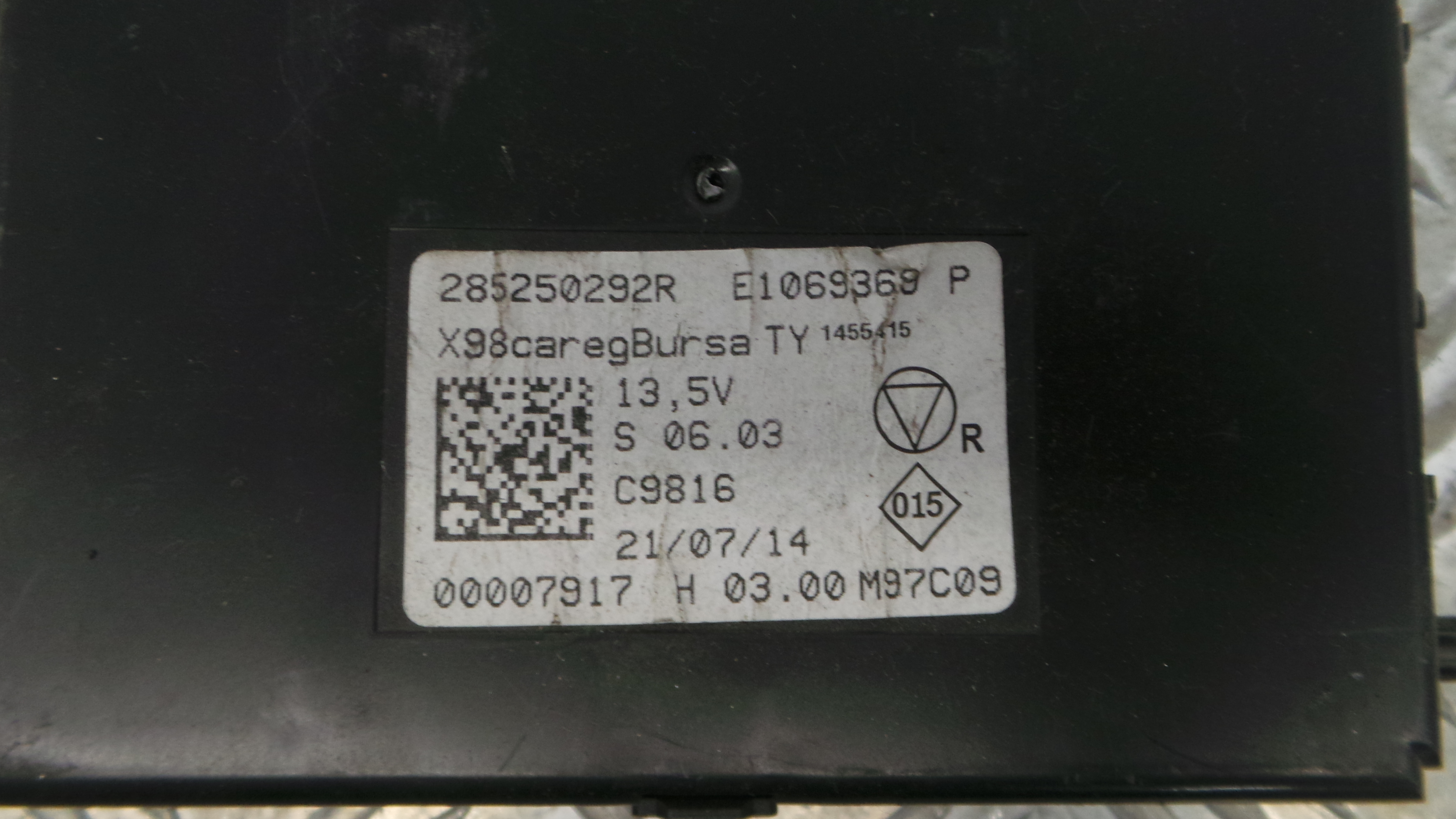 Modulo Electrónico 285250292R - RENAULT CLIO IV (BH_)-33198210