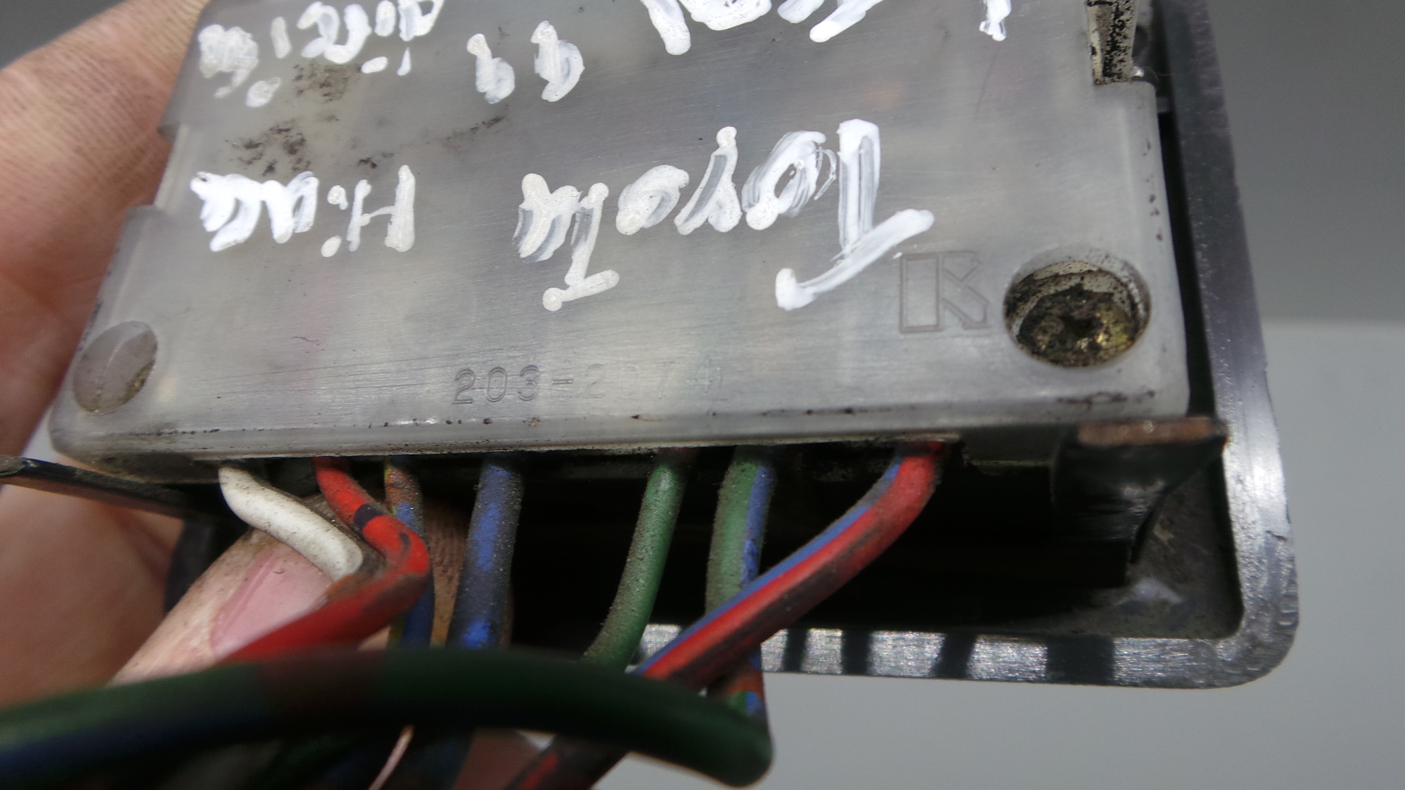 Botões da Consola  203-2074 - TOYOTA HIACE IV Caixa (__H1_, __H2_)-33199059