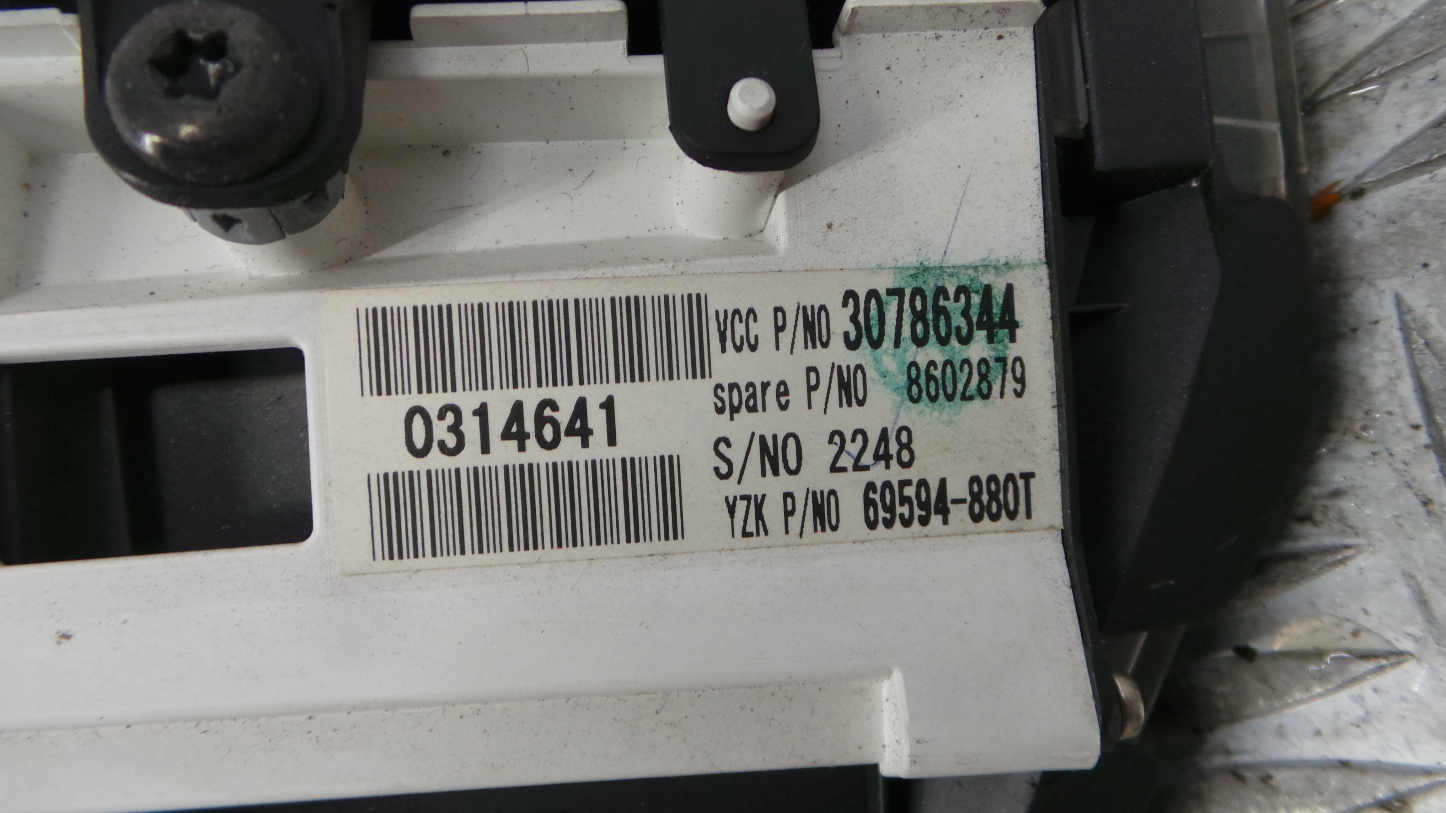 Quadrante 69594-880T - VOLVO C30 (533)-33201562