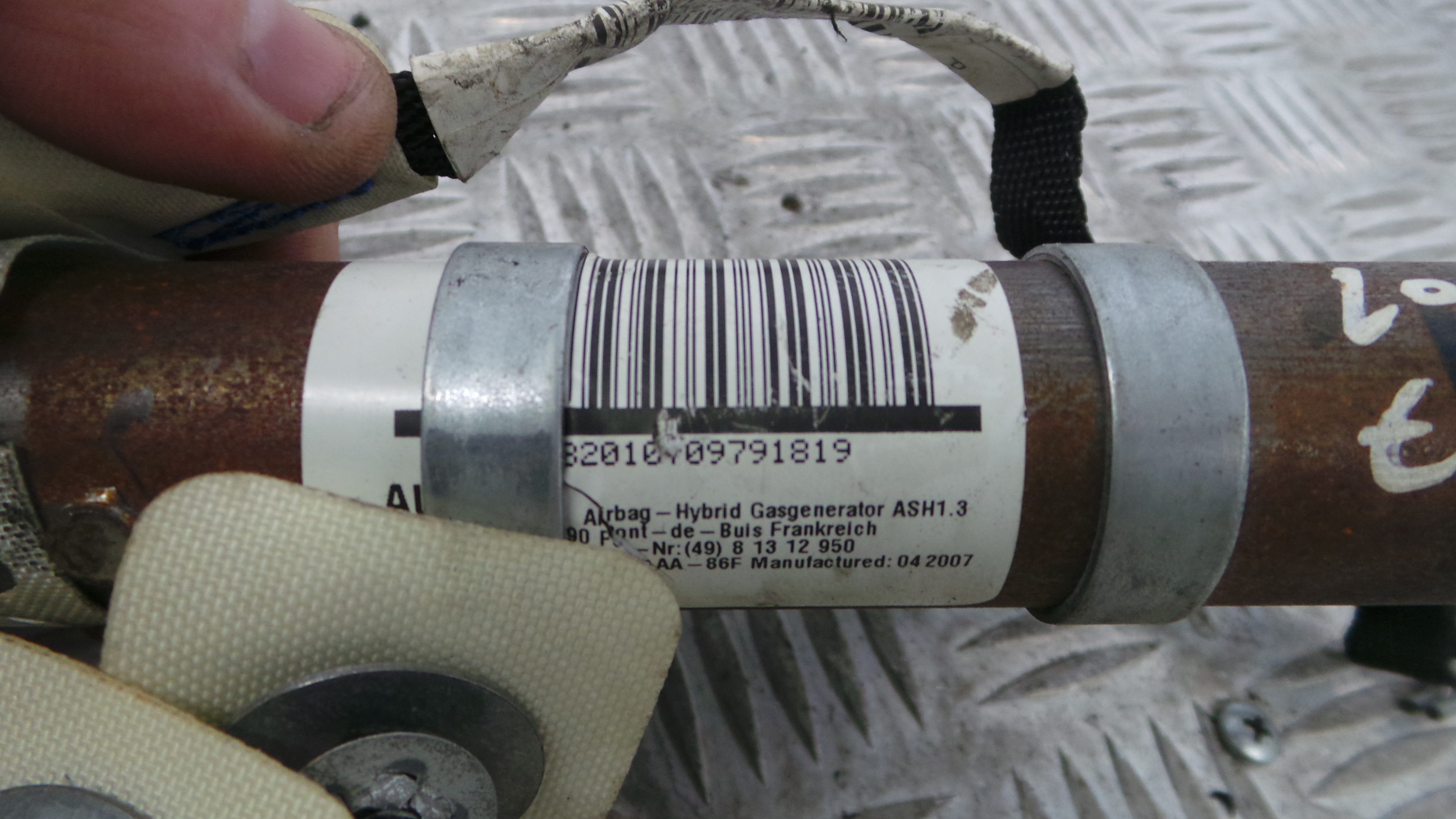 Airbags de Cortina Esq 1182010709791819 - VOLVO C30 (533)-33201789