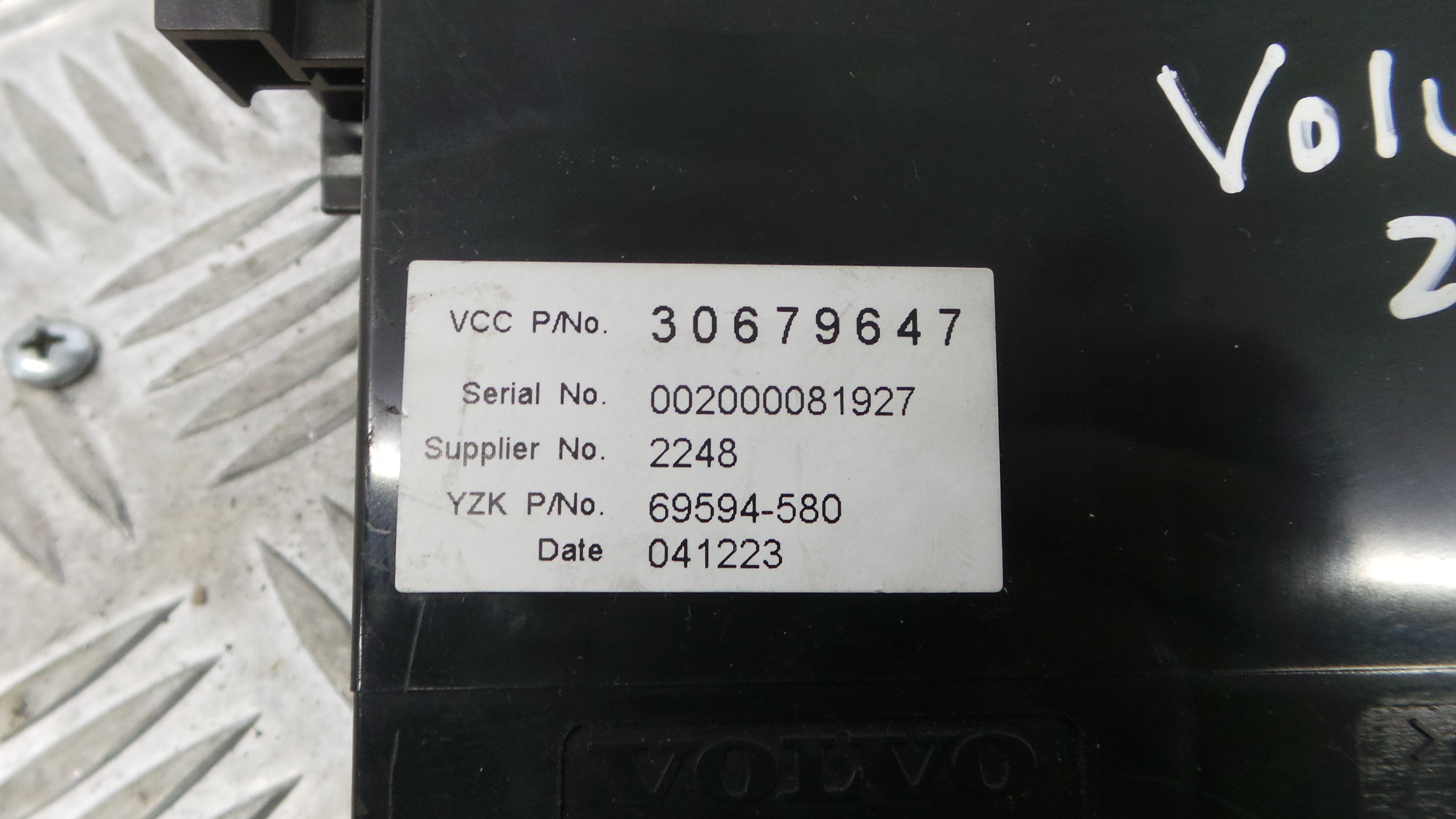 Display do Ar Condicionado / Rádio / GPS / DVD 30679647 - VOLVO V50 (545)-33201958