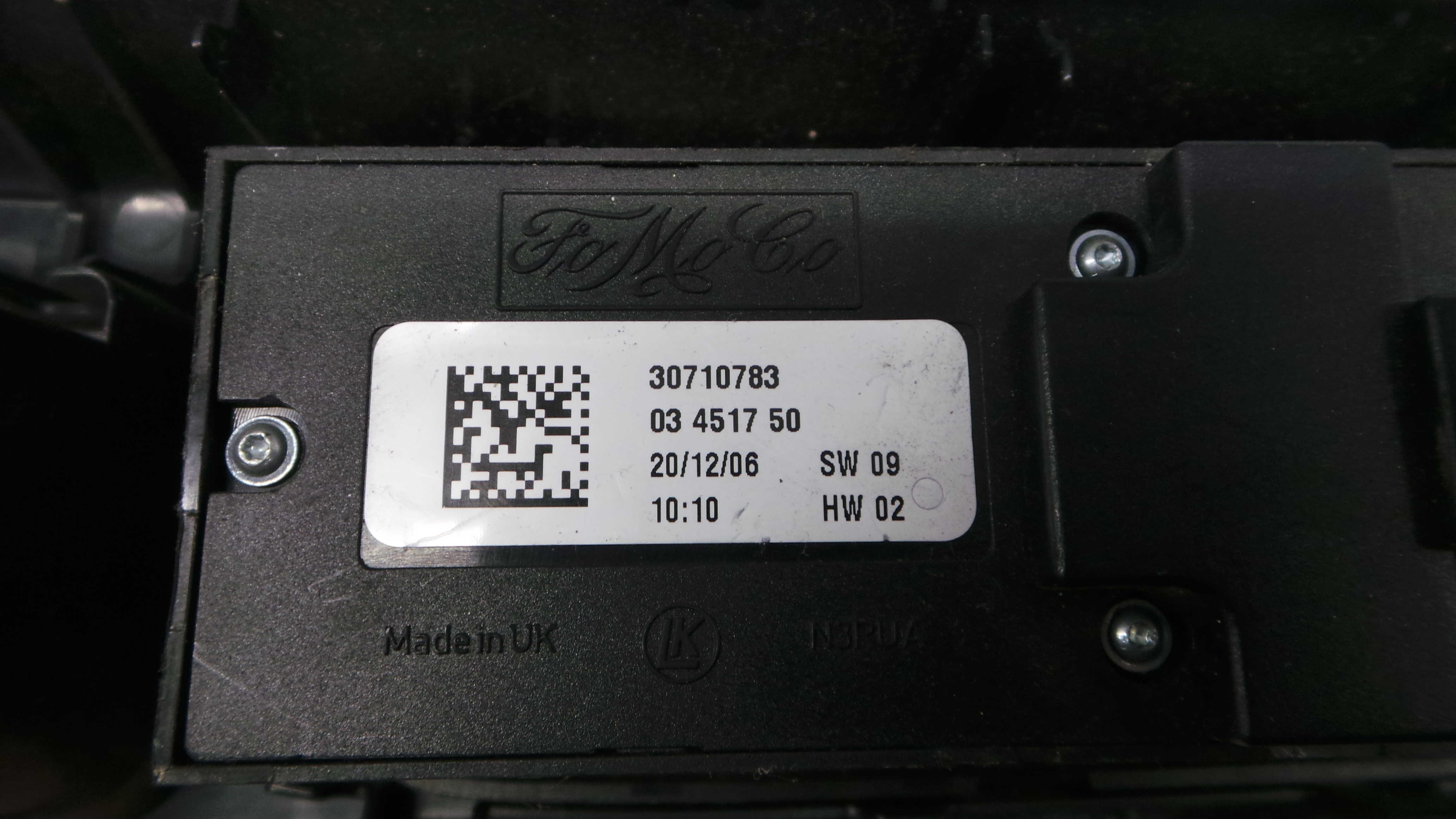Interruptor / Comando Elevador Vidro Frente Esq  8663817 - VOLVO C30 (533)-33202029
