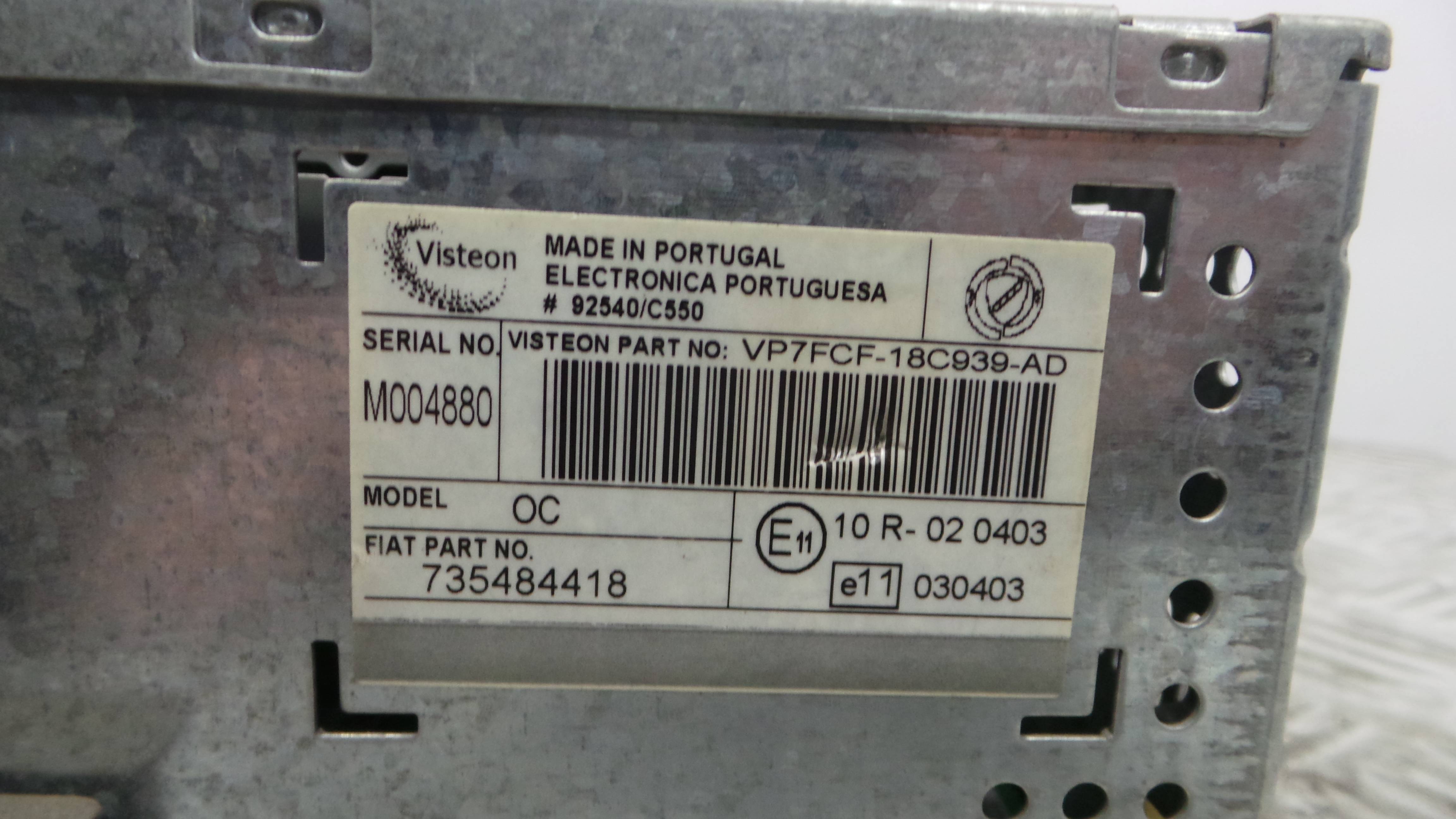 Auto-rádios 735484418 - FIAT BRAVO II (198_)-33203512