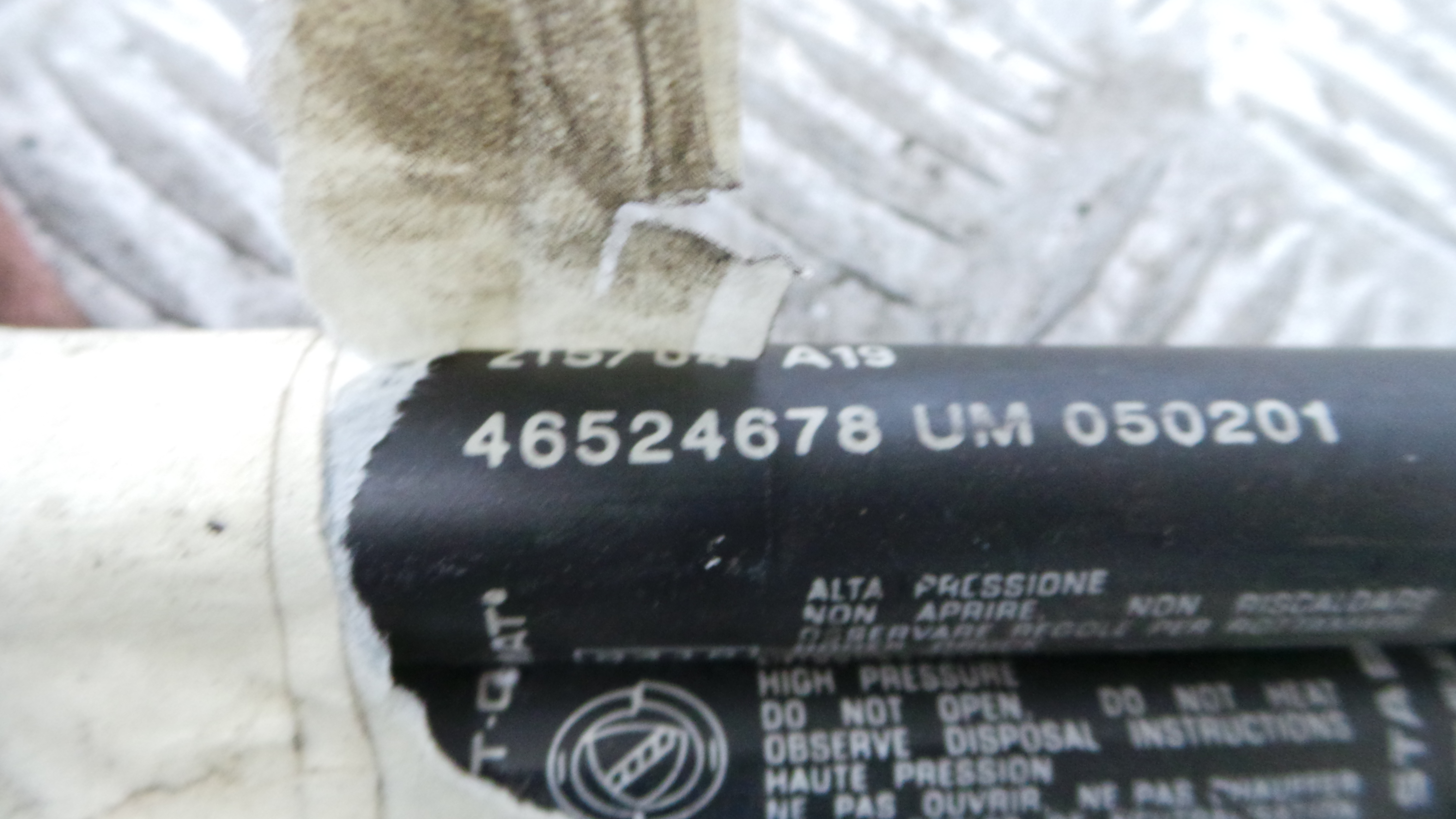 Amortecedor da Mala 46524678 - FIAT PUNTO (188_)-33203710