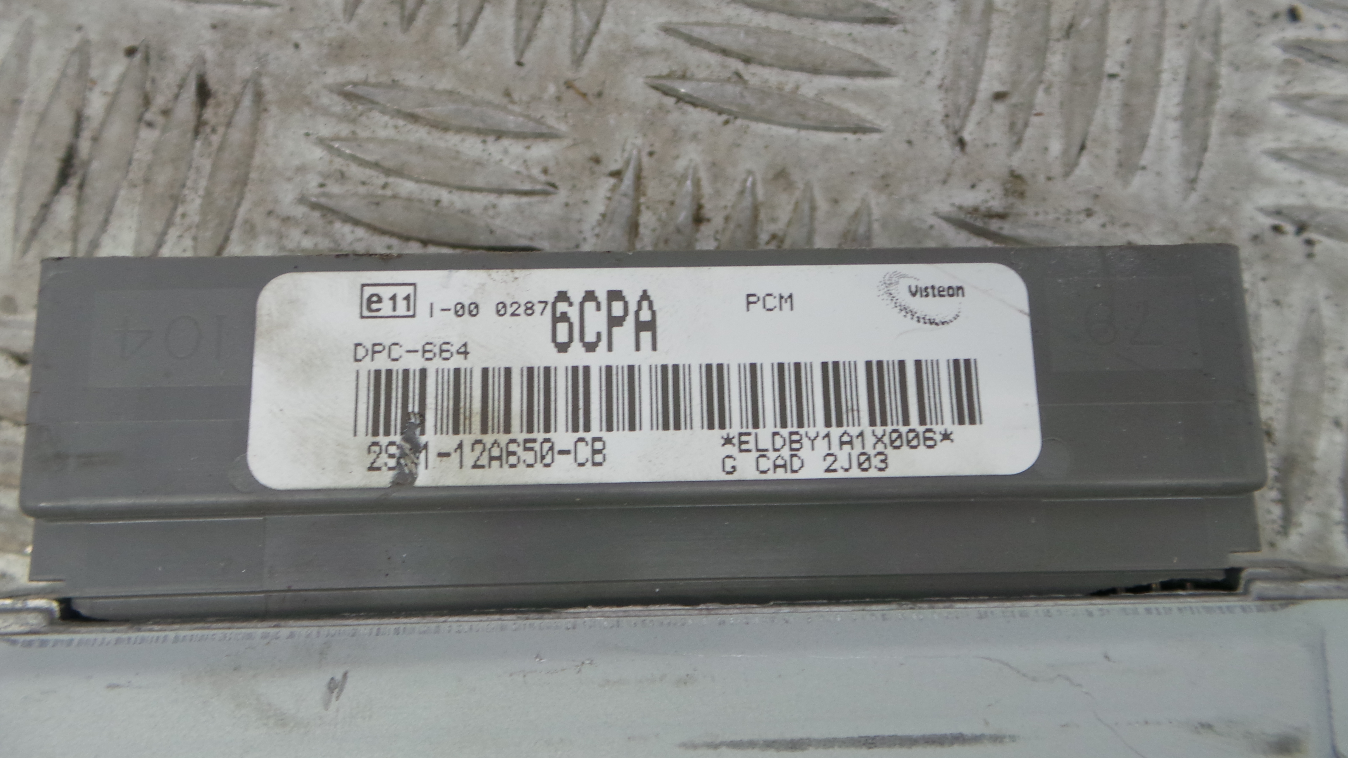 Centralina do Motor 2S71-12A650-CB - FORD MONDEO III (B5Y)-33250752