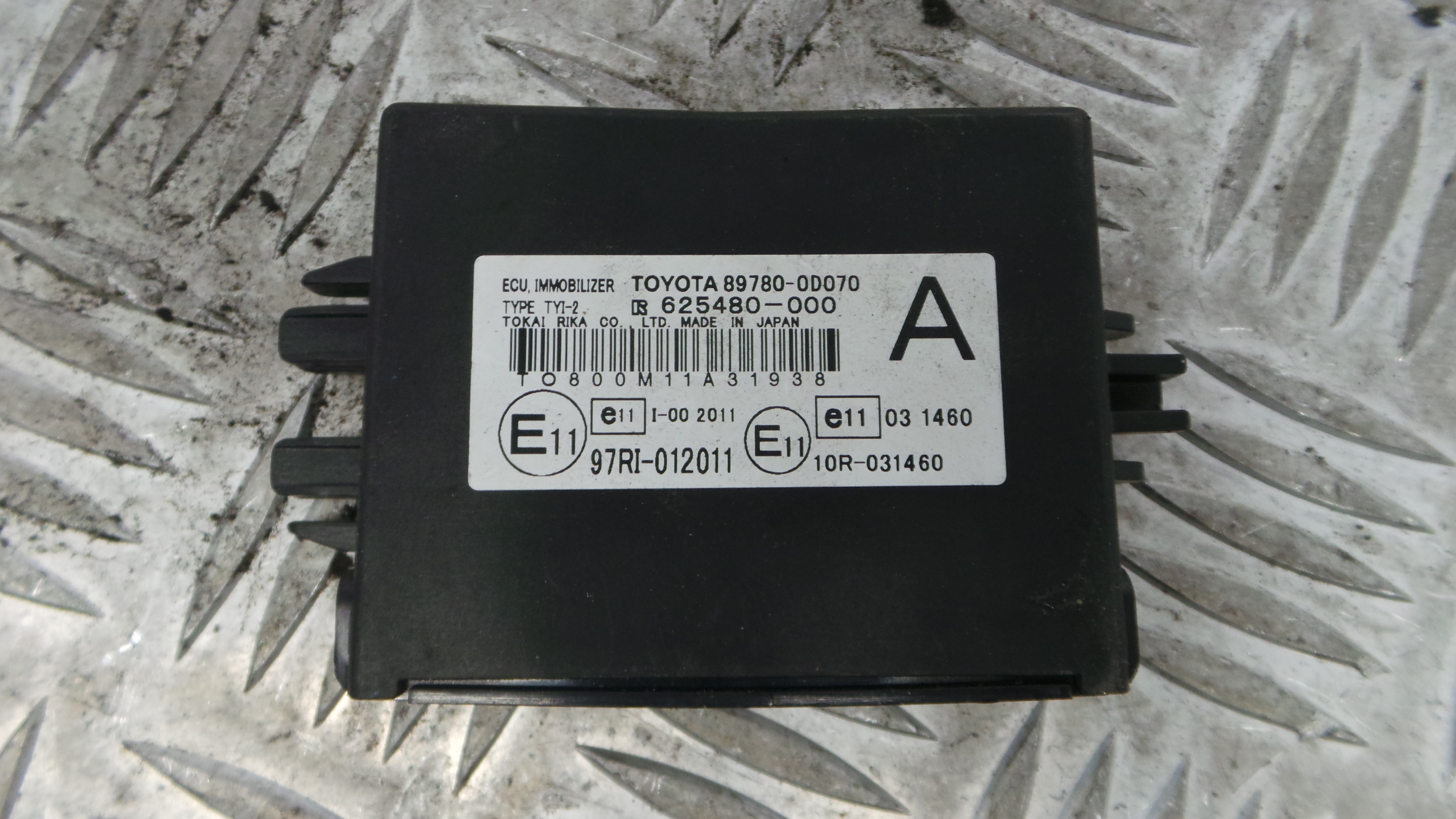 Centralina de Ignição (imobilizador) 89780-0D070 - TOYOTA YARIS (_P13_), YARIS/VITZ (_P13_)-33250842