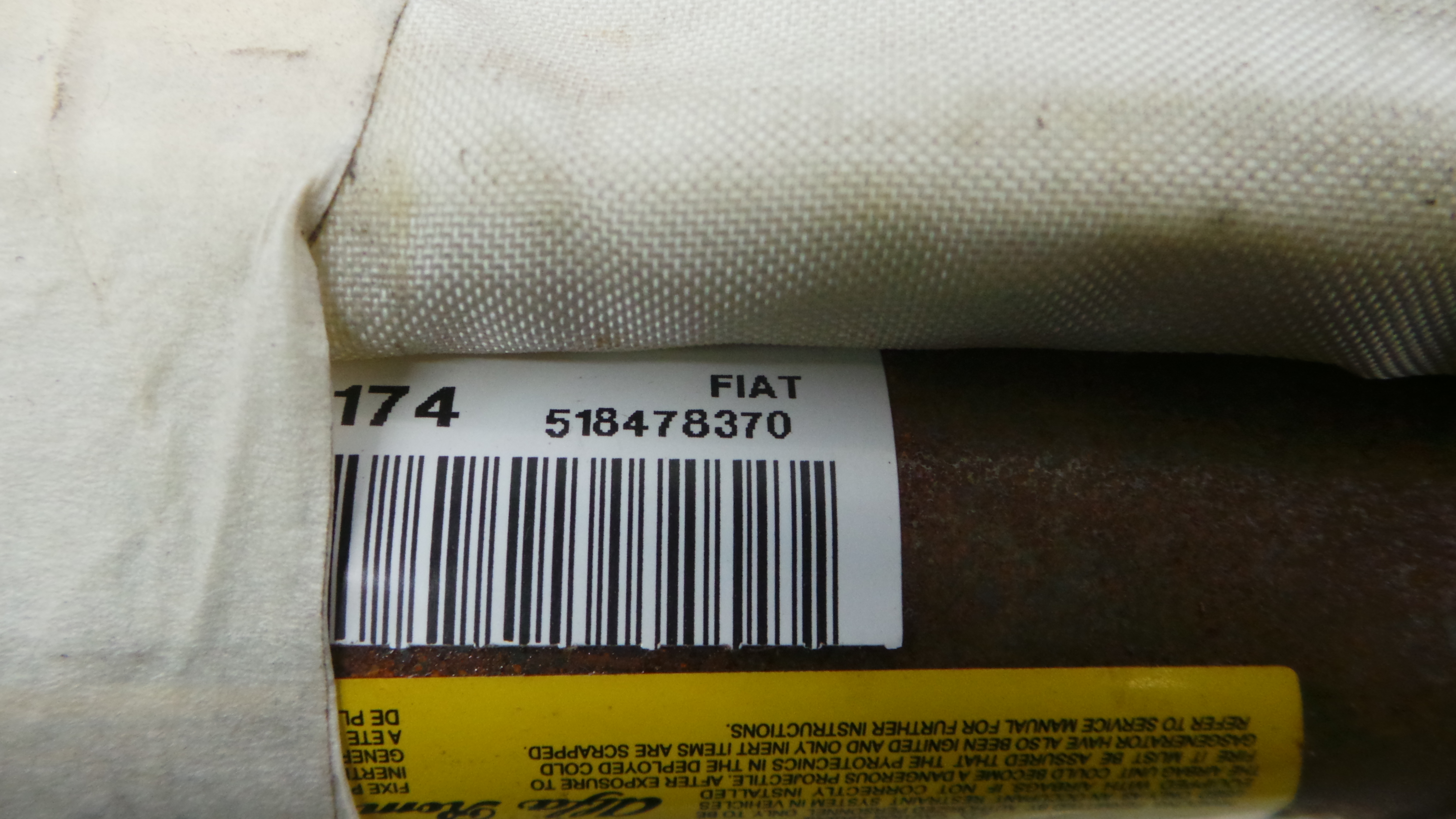 Airbags de Cortina Esq 518478370 - FIAT BRAVO II (198_)-33251179