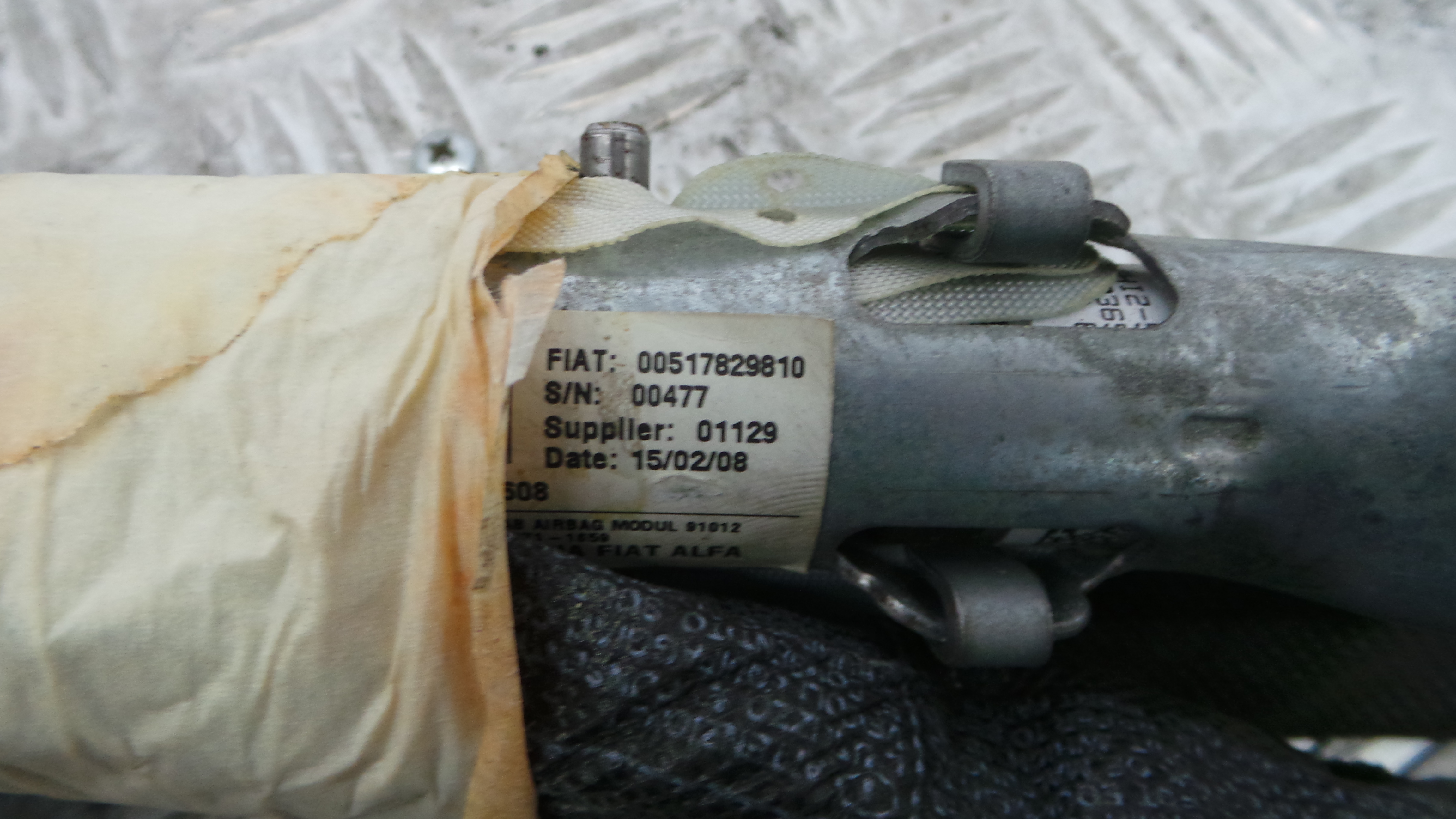 Airbags de Cortina Esq 00517829810 - FIAT 500 (312_)-33251198