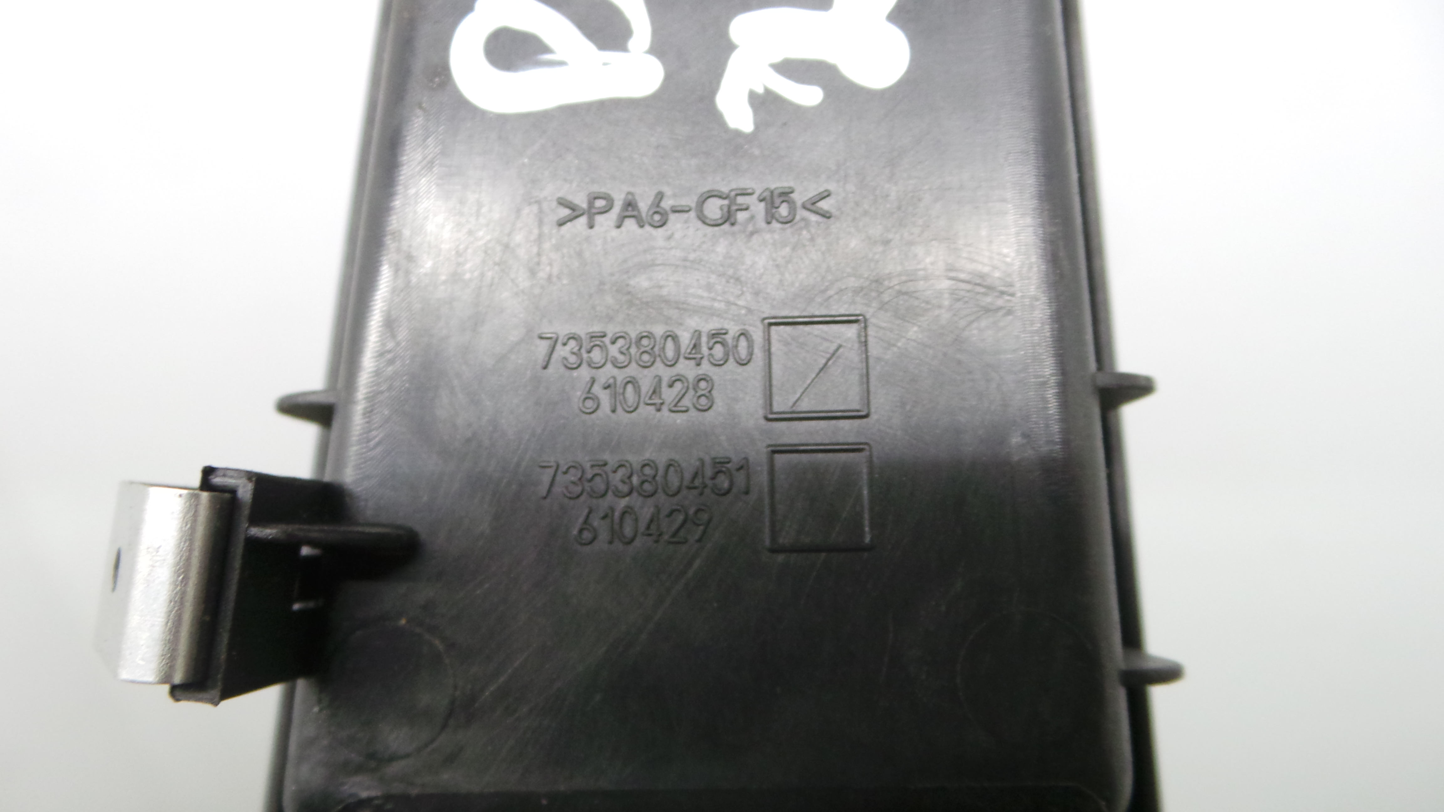 Interruptor / Comando Elevador Vidro Frente Dto 735380450 - FIAT PUNTO Caixa/parte traseira inclina-33251314