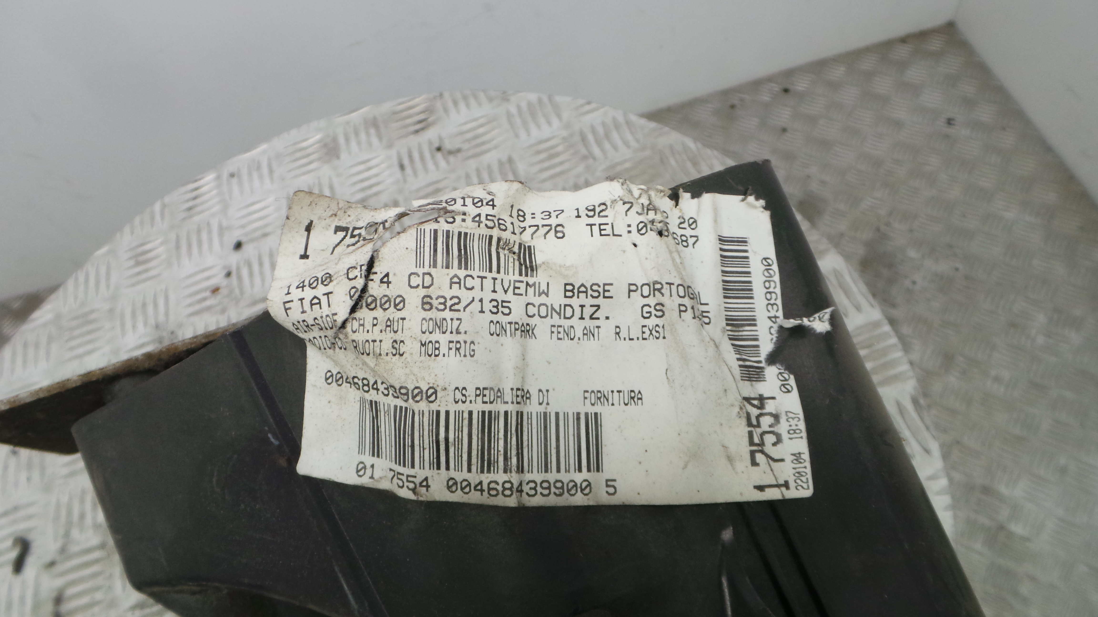 Pedal do Travão 3801920006 - FIAT STILO (192_)-33252227