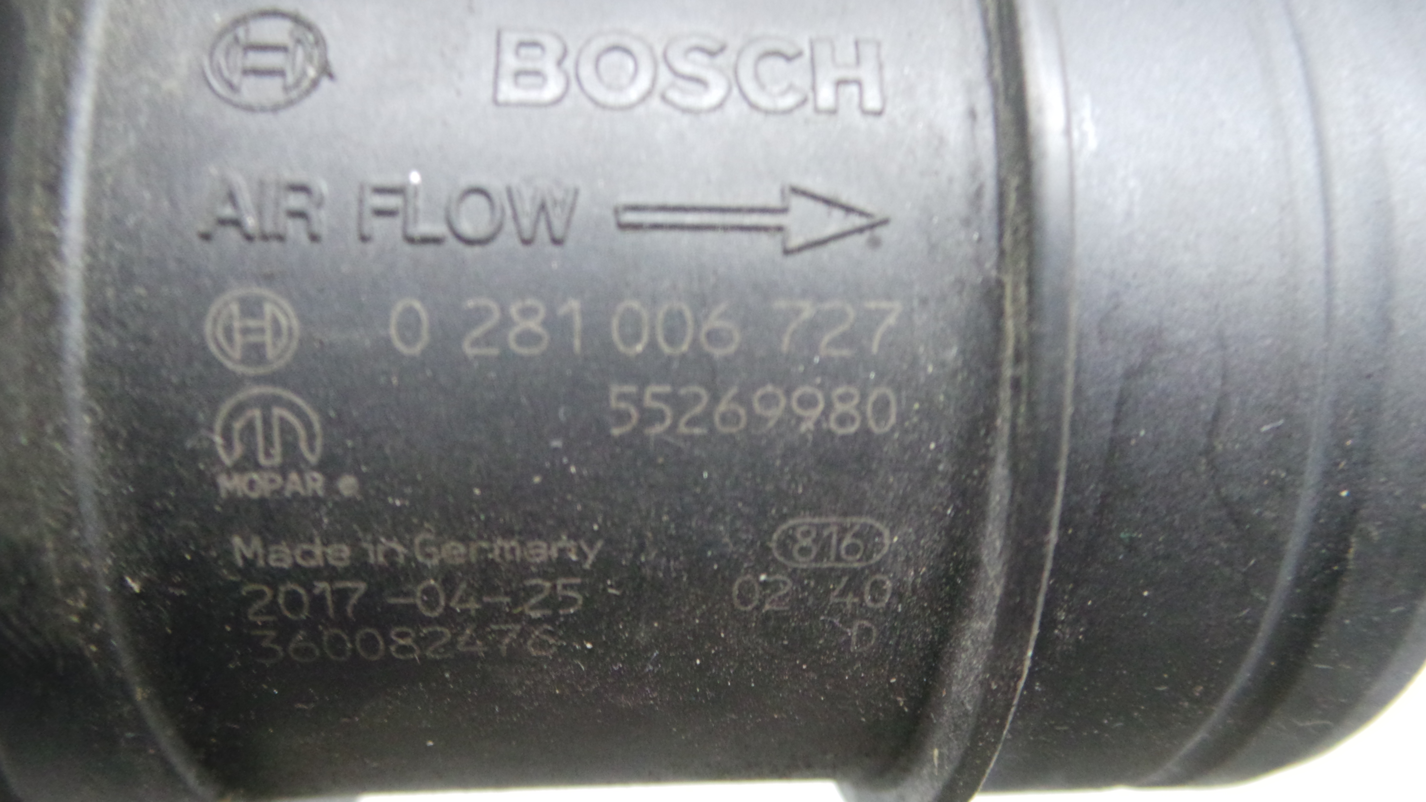 Medidor de Massa de Ar 55269980 - FIAT EGEA Hatchback (356_, 357_), TIPO Hatchback (356_, 357_)-33253240