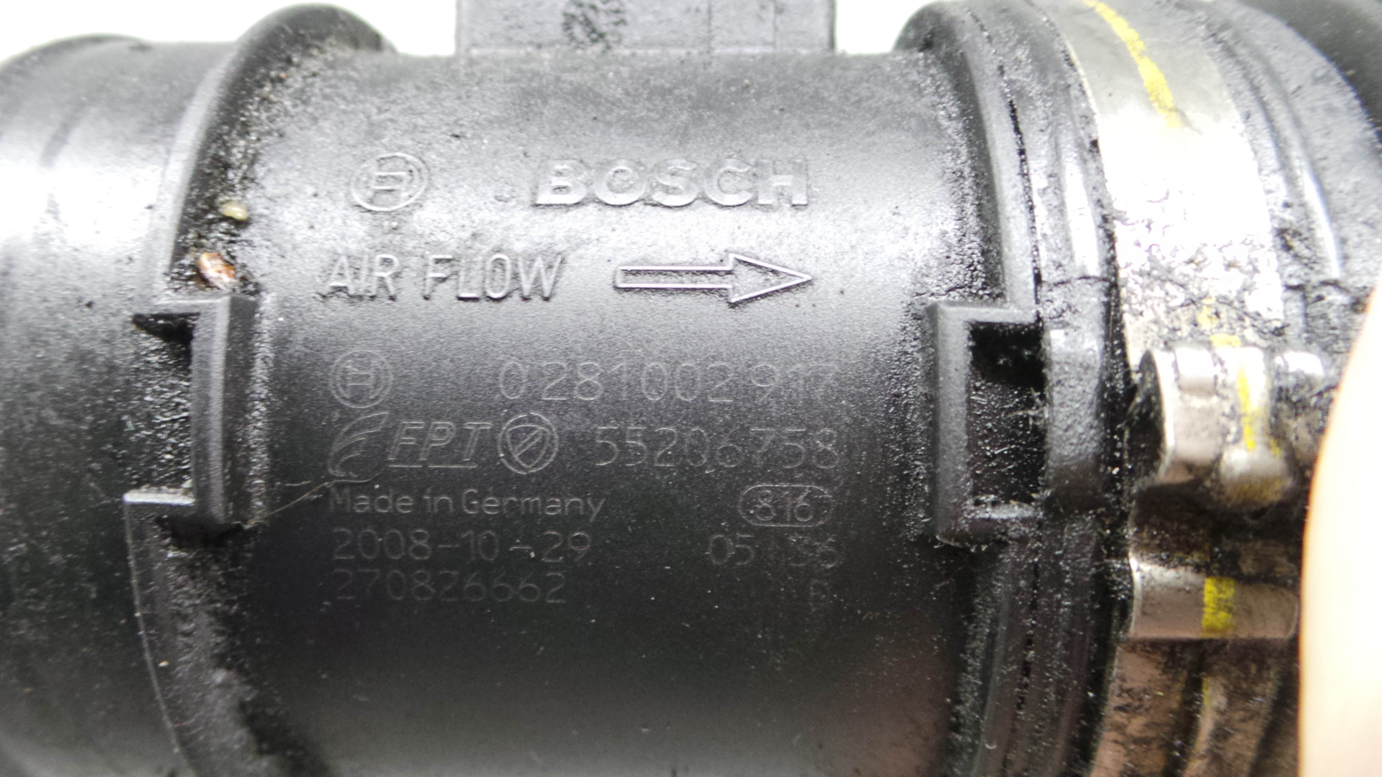 Medidor de Massa de Ar 55206758 - FIAT BRAVO II (198_)-33253249