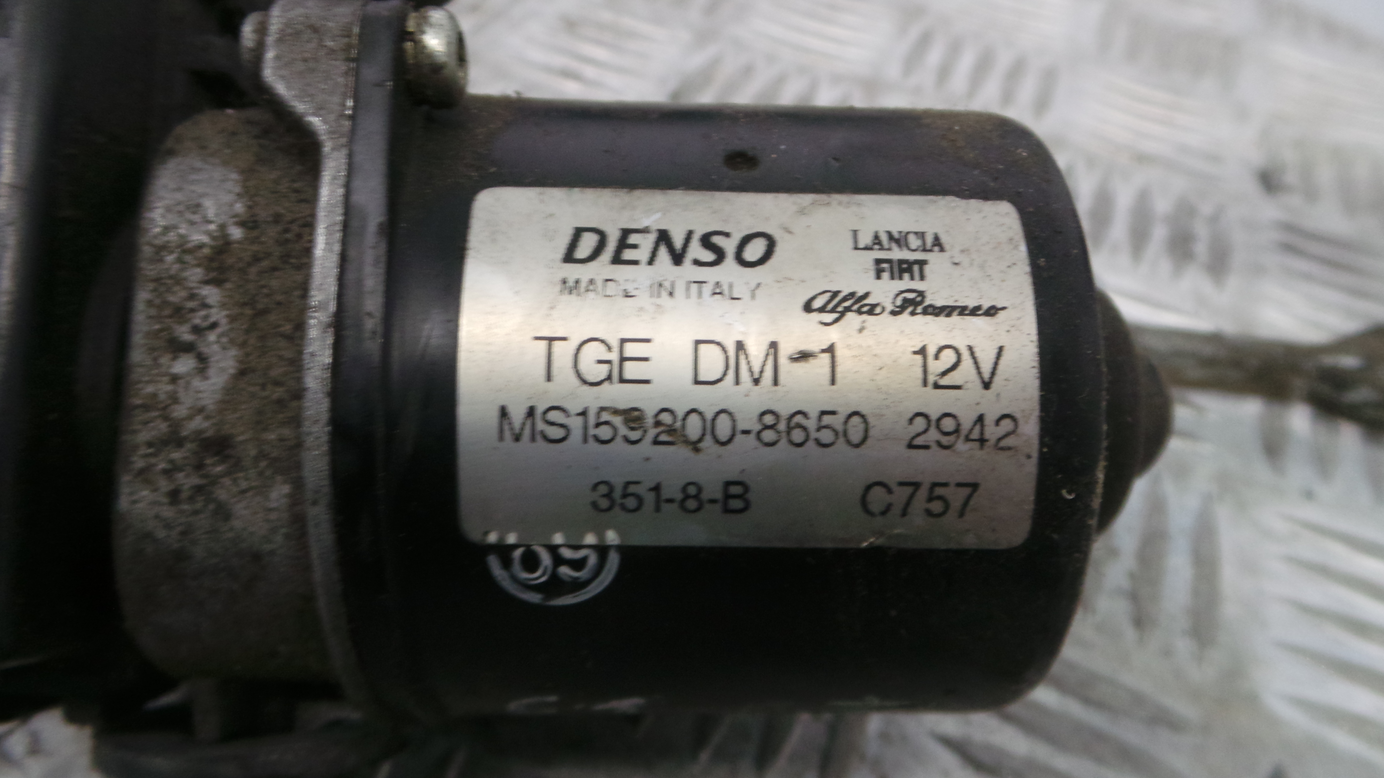 Motor Limpa Vidros Frente MS159200-8650 - FIAT BRAVO II (198_)-33254146