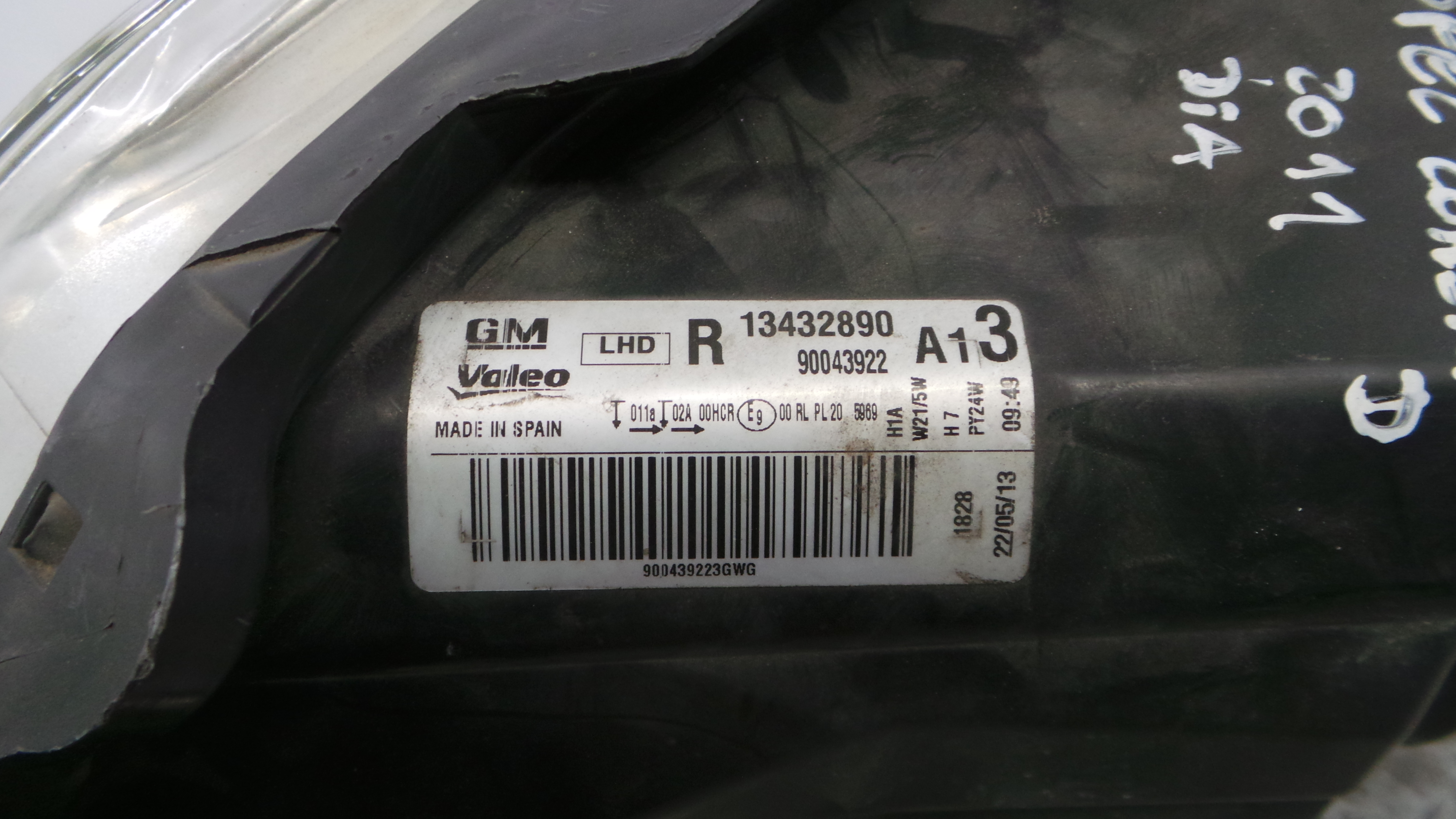 Ótica Dto 13432890 - OPEL CORSA D (S07)-33378242