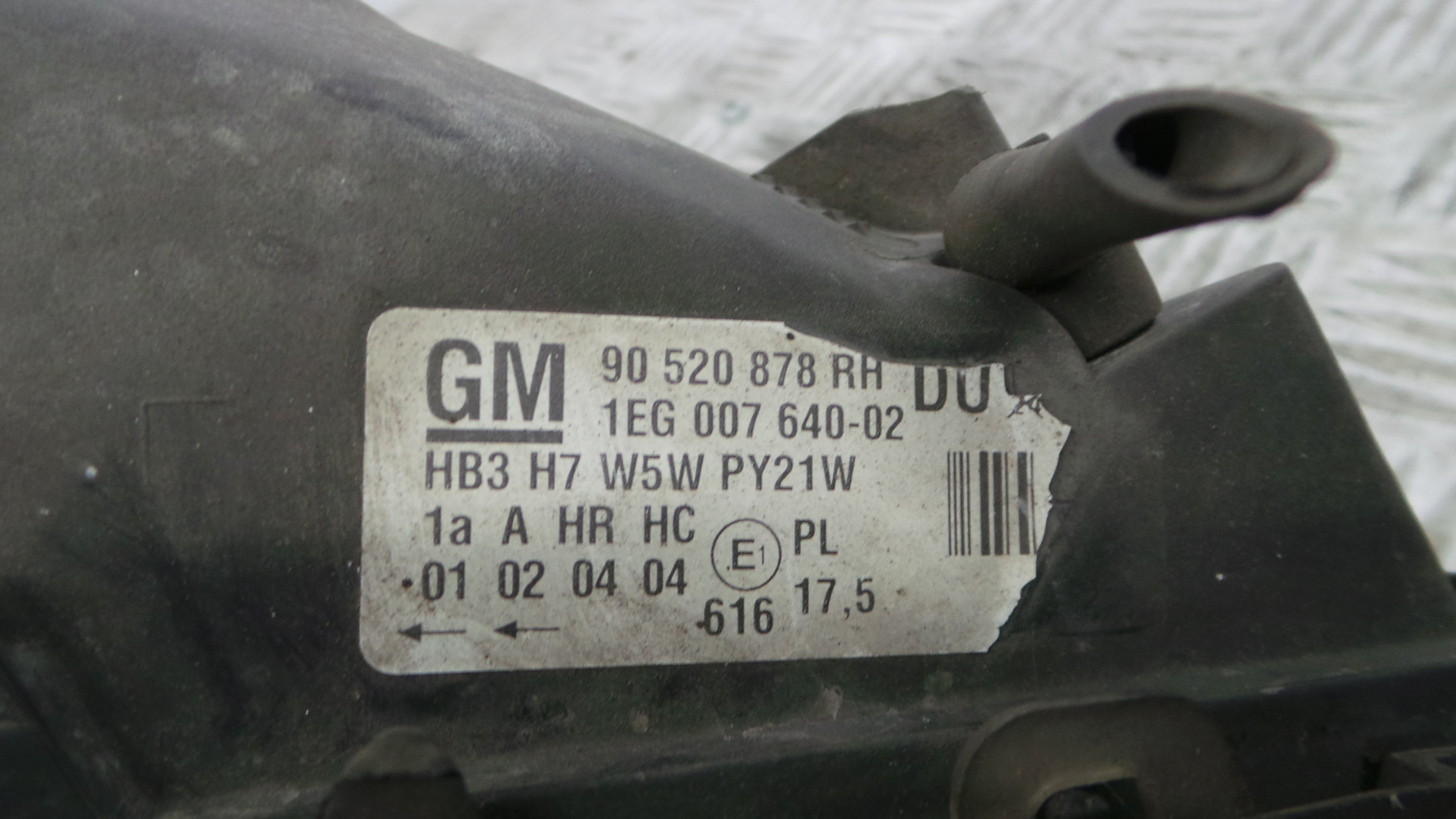 Ótica Dto 90520878 - OPEL ASTRA G Hatchback (T98)-33378393