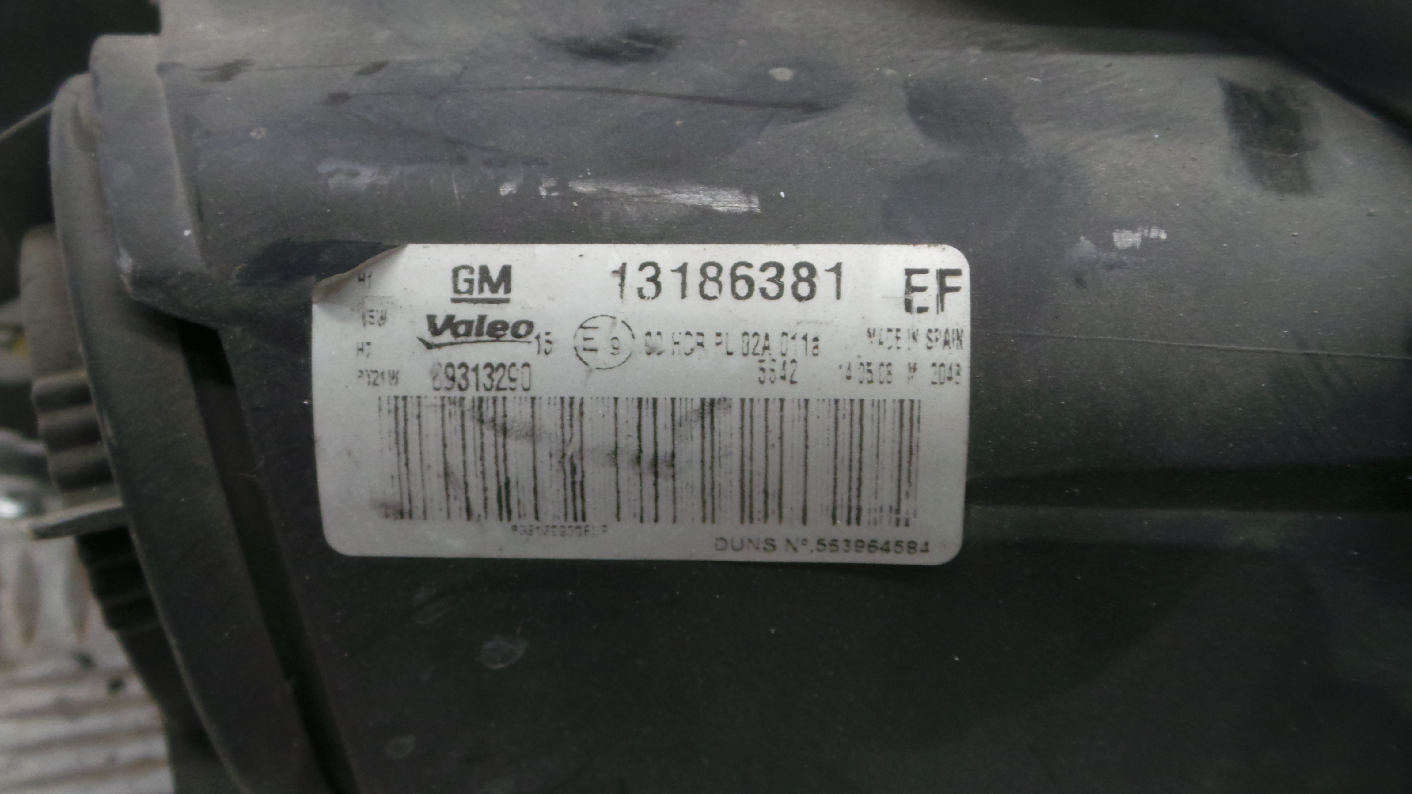 Ótica Esq 13186381 - OPEL CORSA D (S07)-33378417