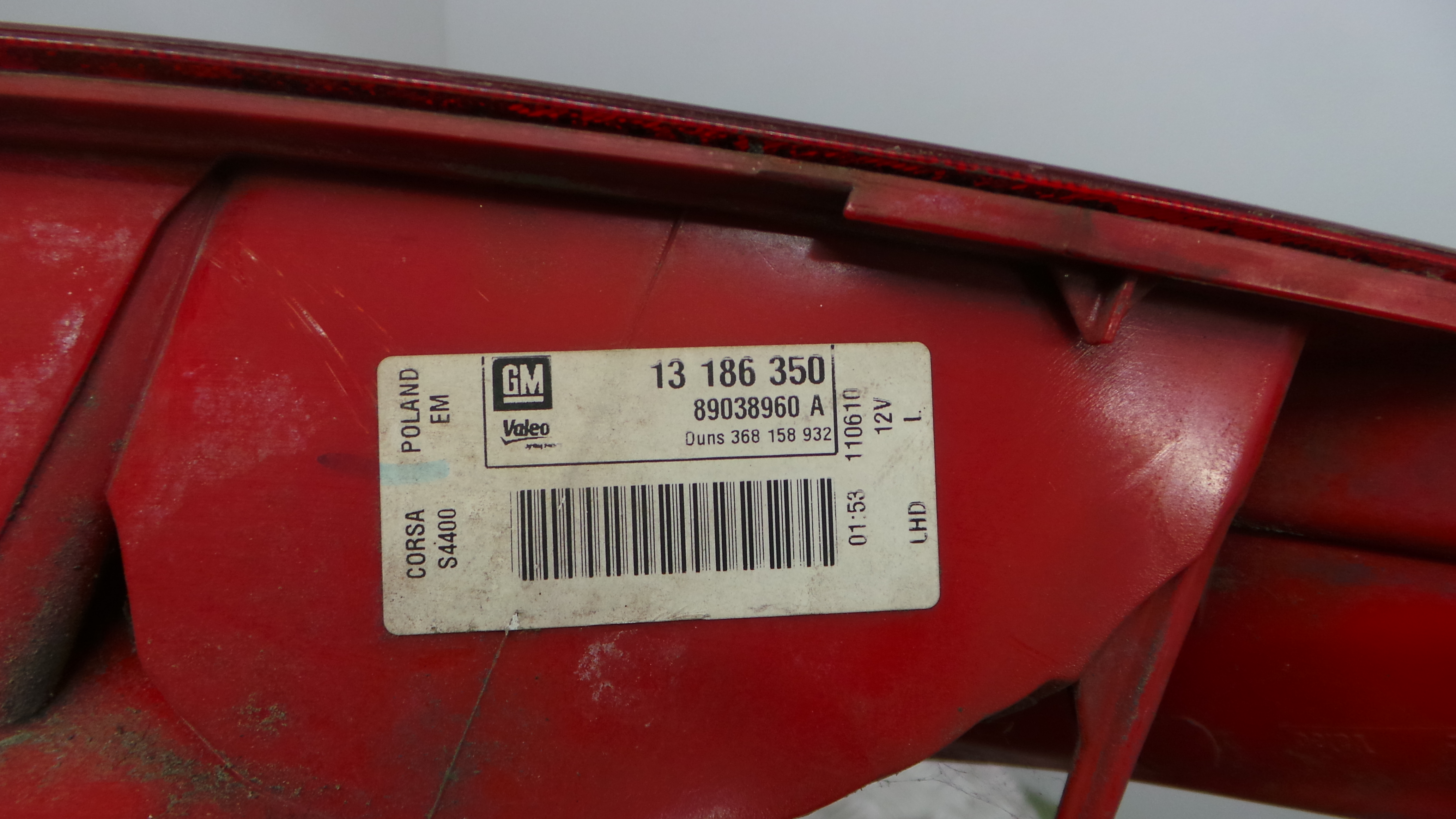 Farolim Stop Esq 13186350 - OPEL CORSA D (S07)-33405519