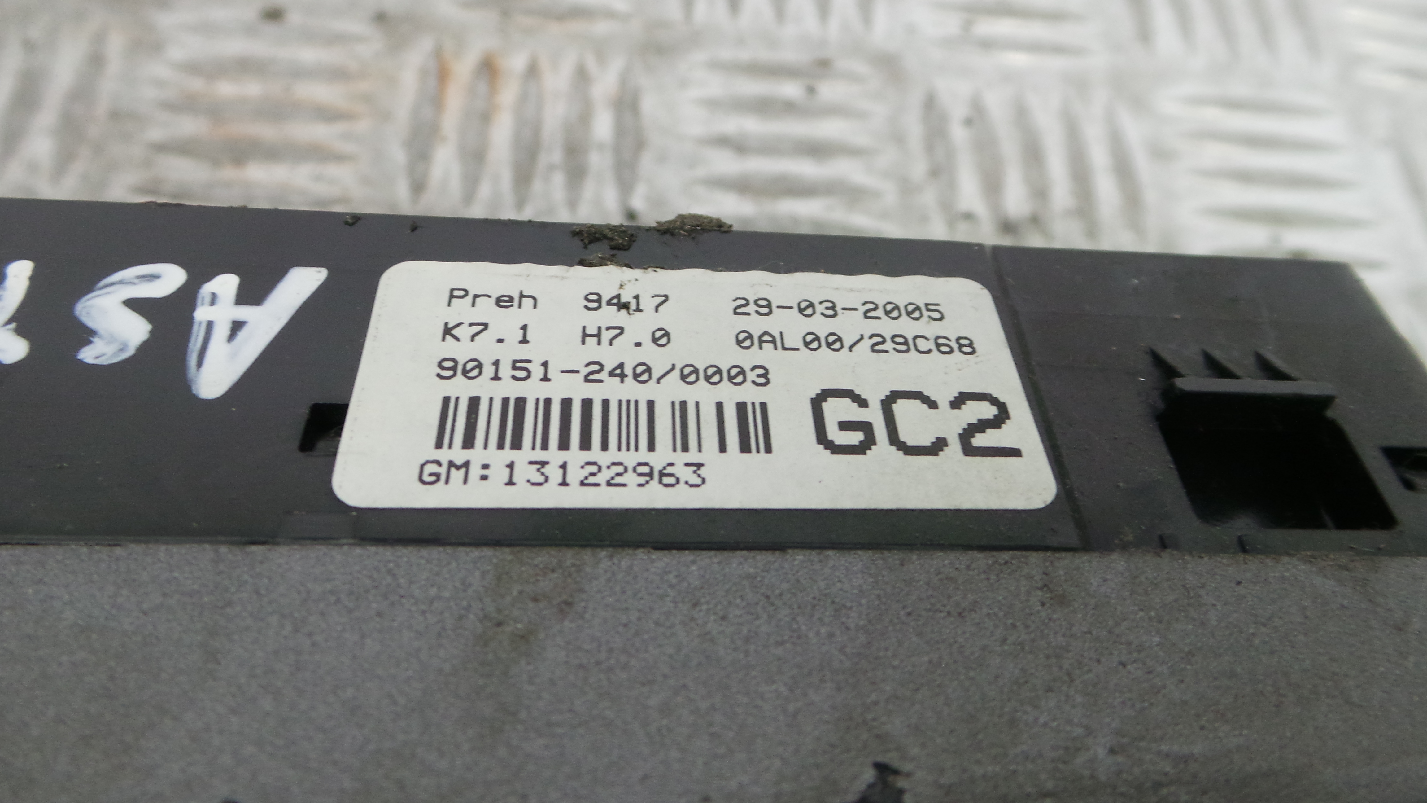 Comando da Sofagem / Climatronic 13122963 - OPEL ASTRA H (A04)-33405757