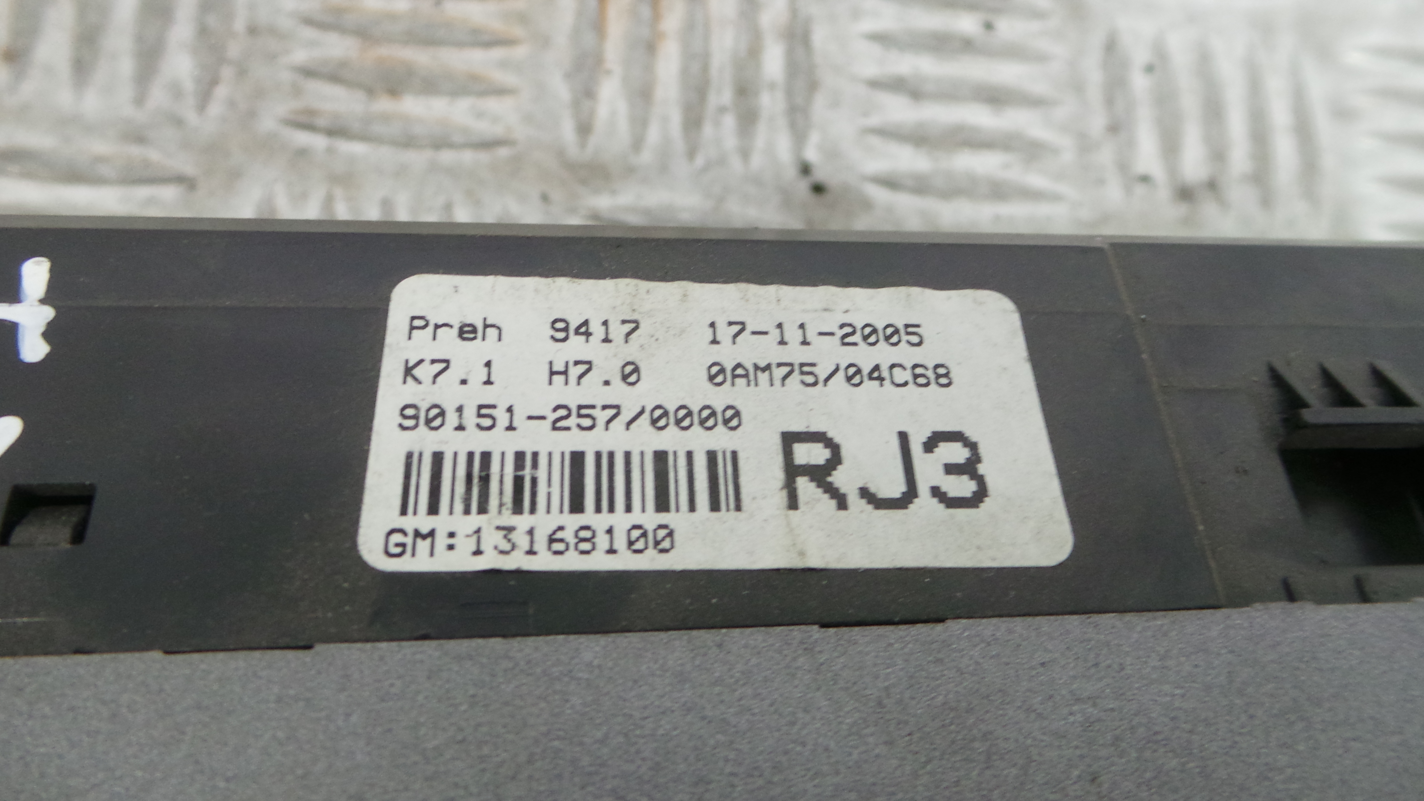 Comando da Sofagem / Climatronic 13168100 - OPEL ASTRA H (A04)-33405760