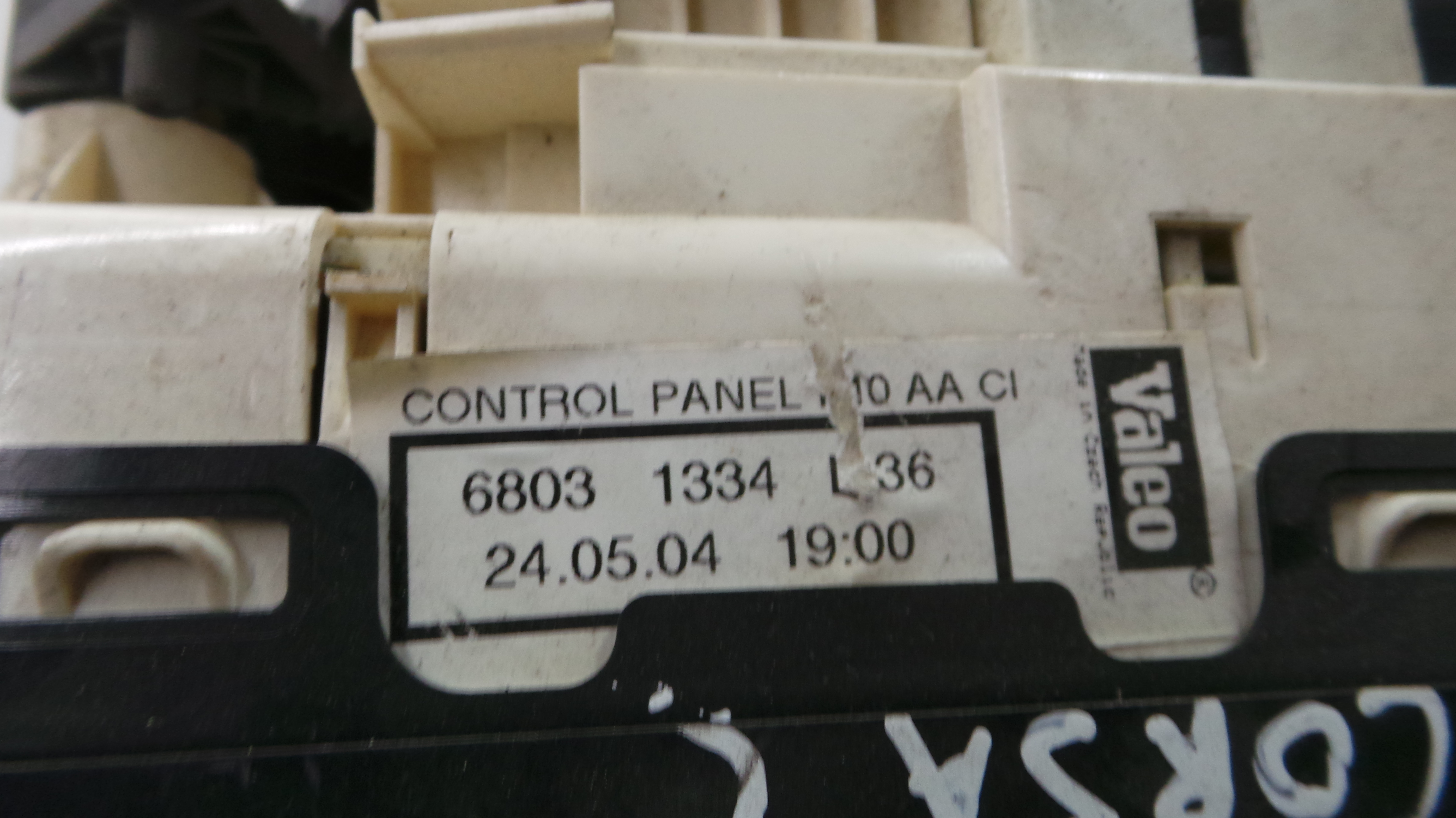 Comando da Sofagem / Climatronic 031110H - OPEL CORSA C (X01)-33405778