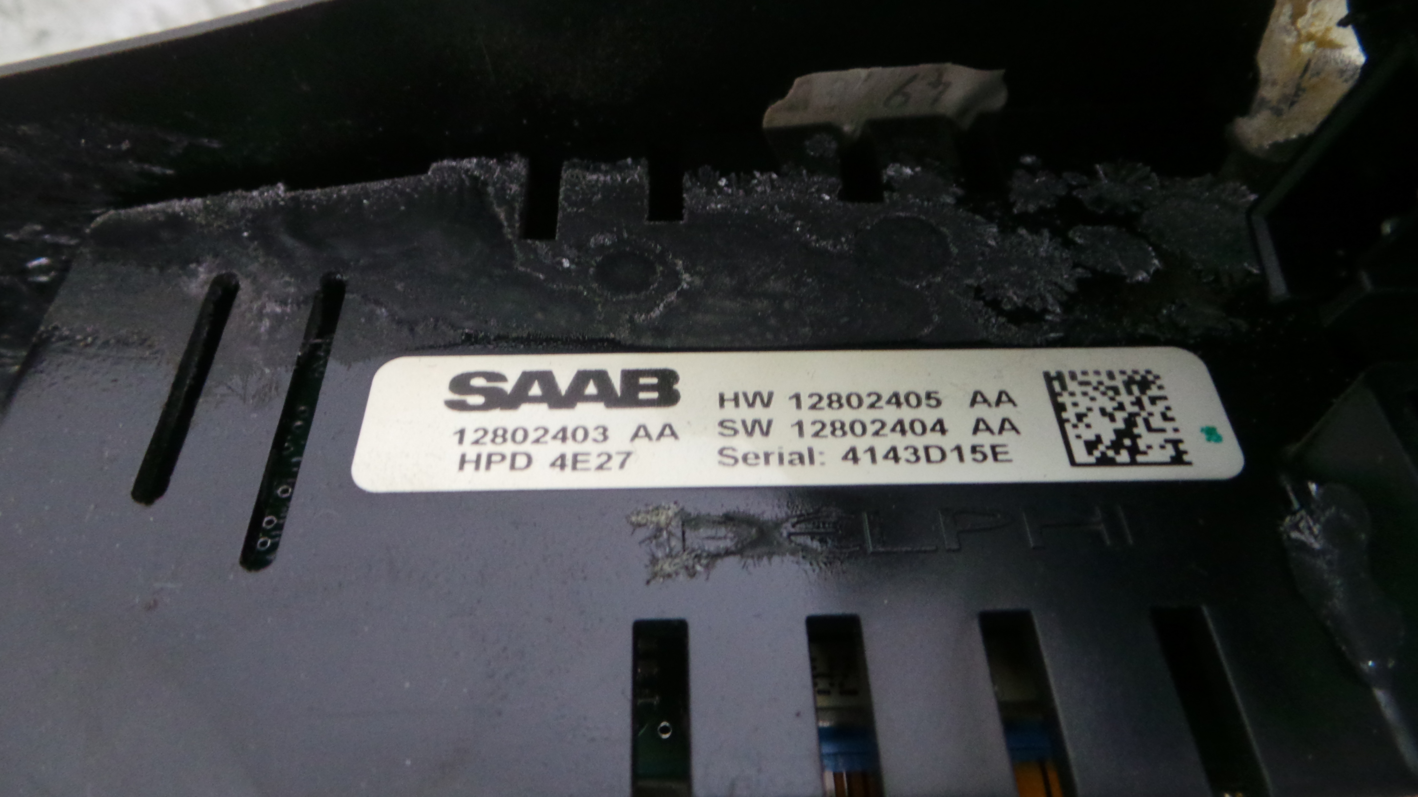 Display do Ar Condicionado / Rádio / GPS / DVD 12802403 - SAAB 9-3 (YS3F, E79, D79, D75)-33405869