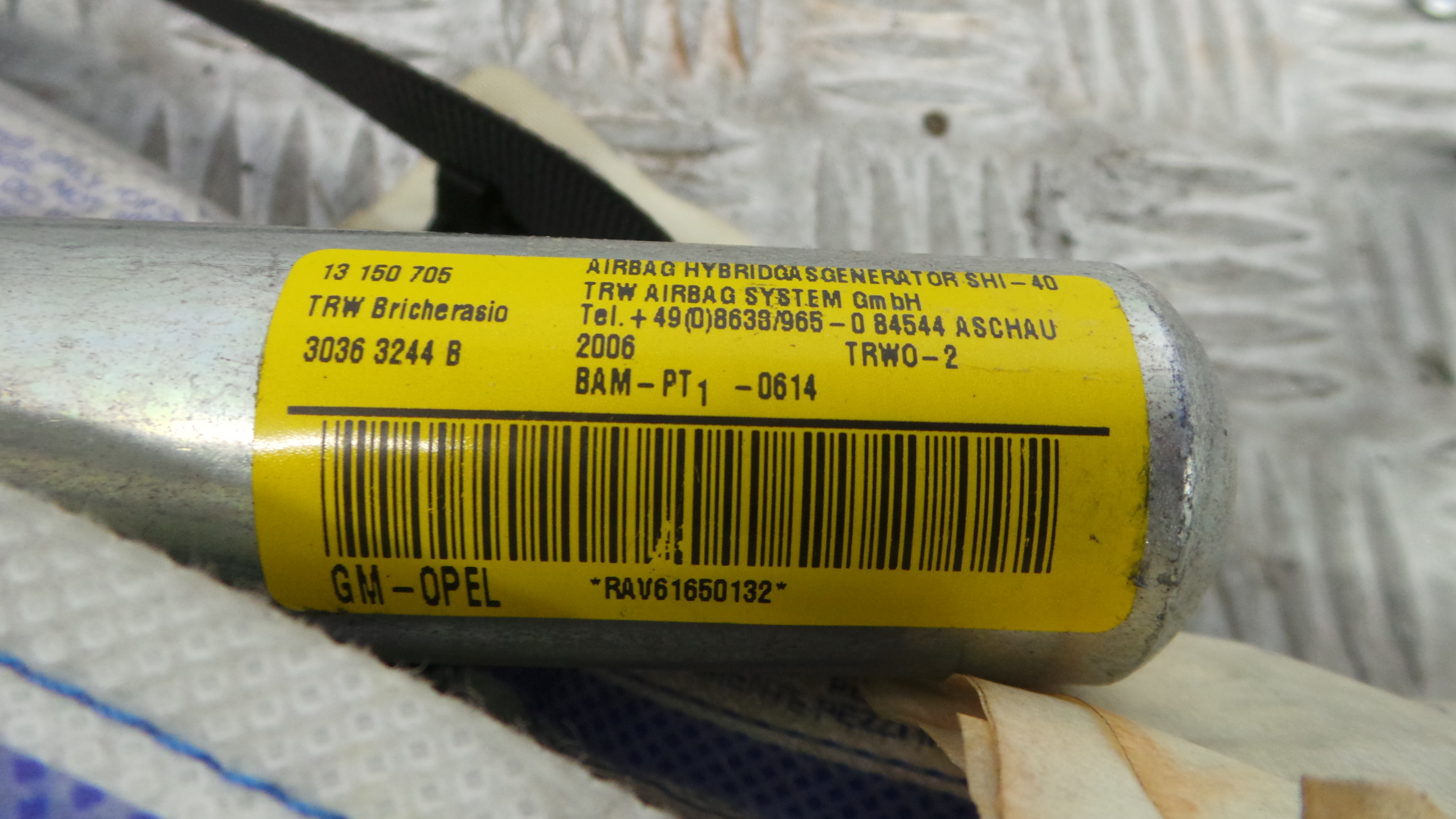 Airbags de Cortina Dto 13150705 - OPEL CORSA D (S07)-33406708