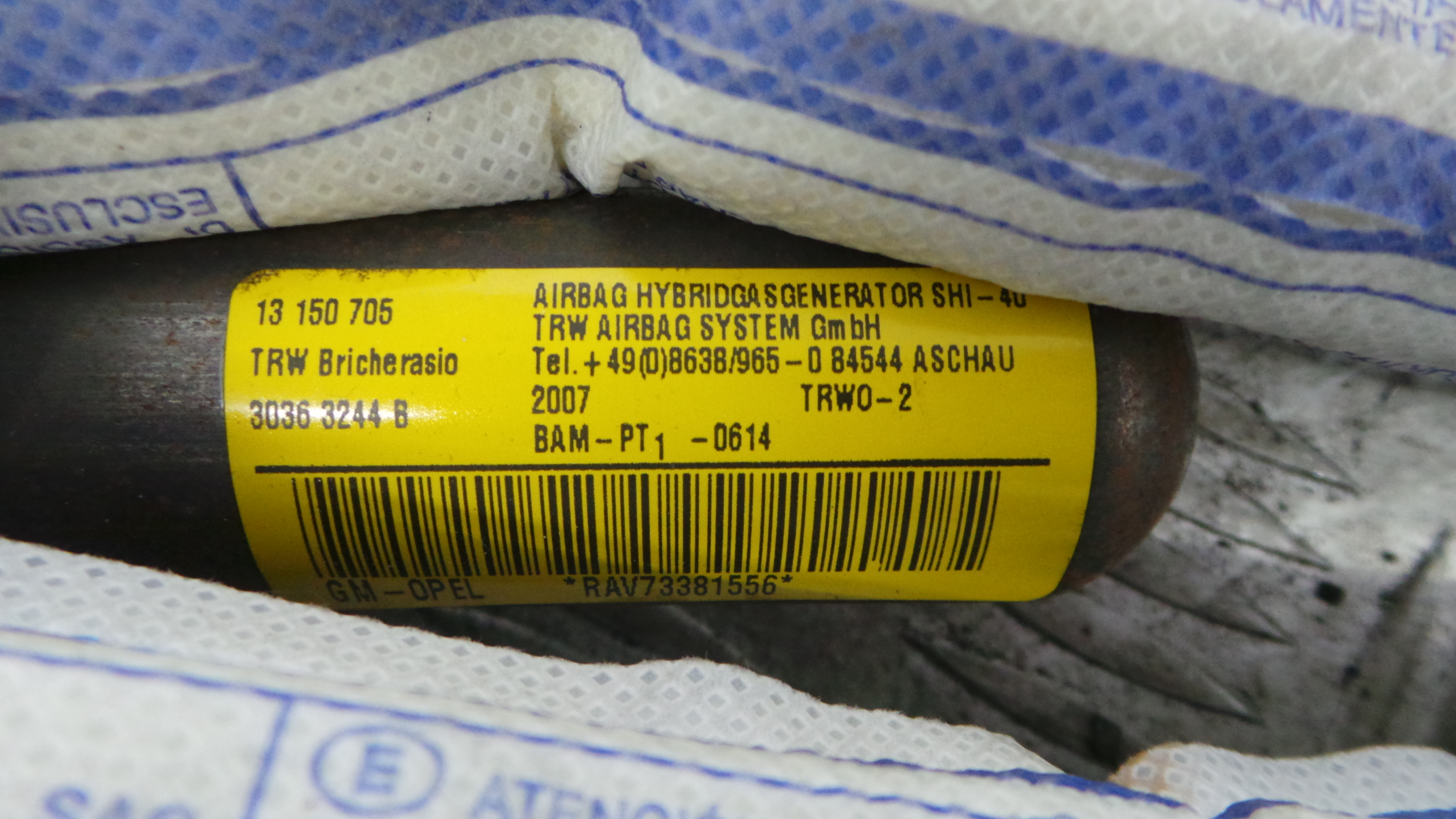 Airbags de Cortina Dto 13150705 - OPEL CORSA D (S07)-33406715