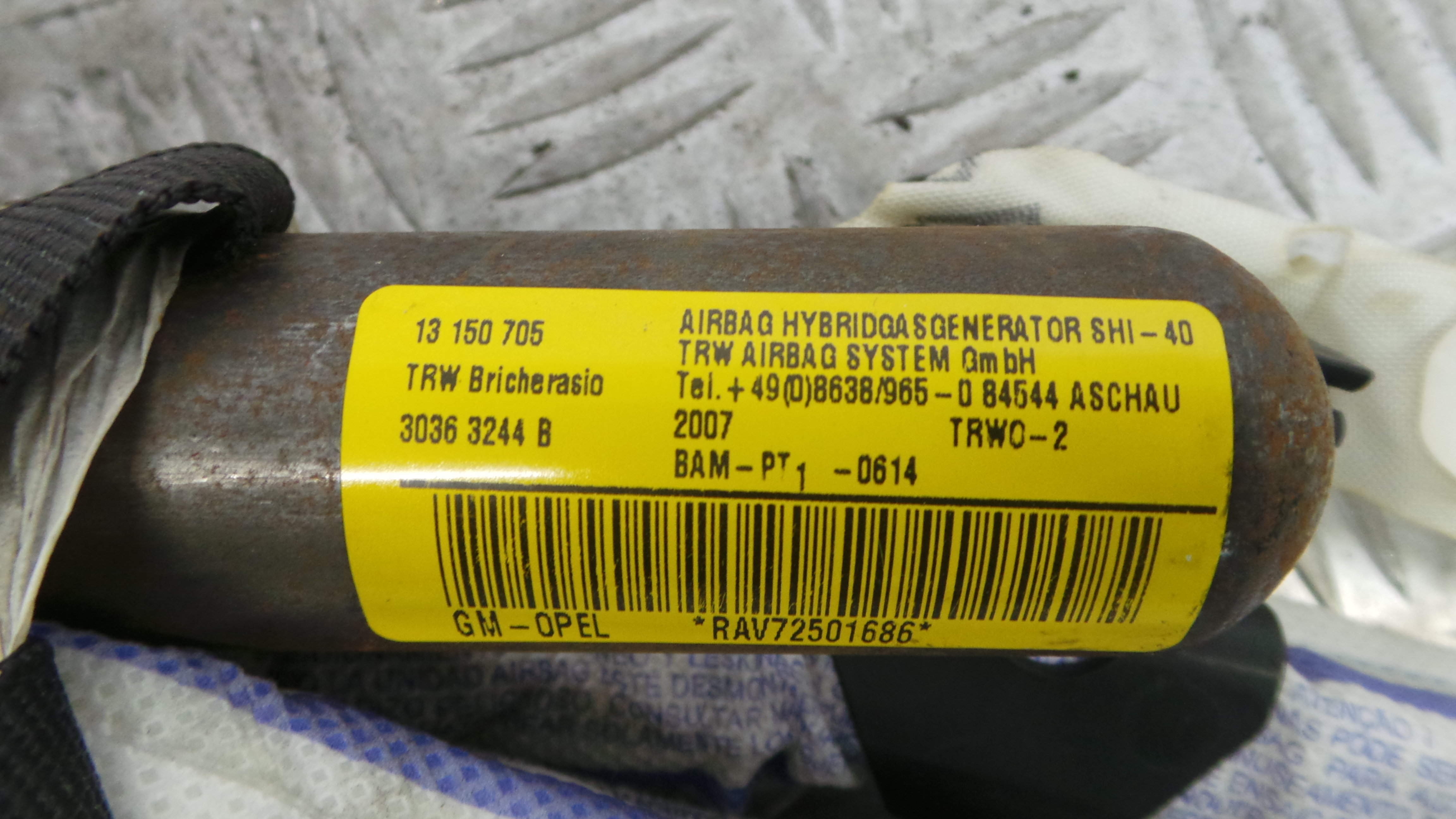 Airbags de Cortina Dto 13150705 - OPEL CORSA D (S07)-33406722