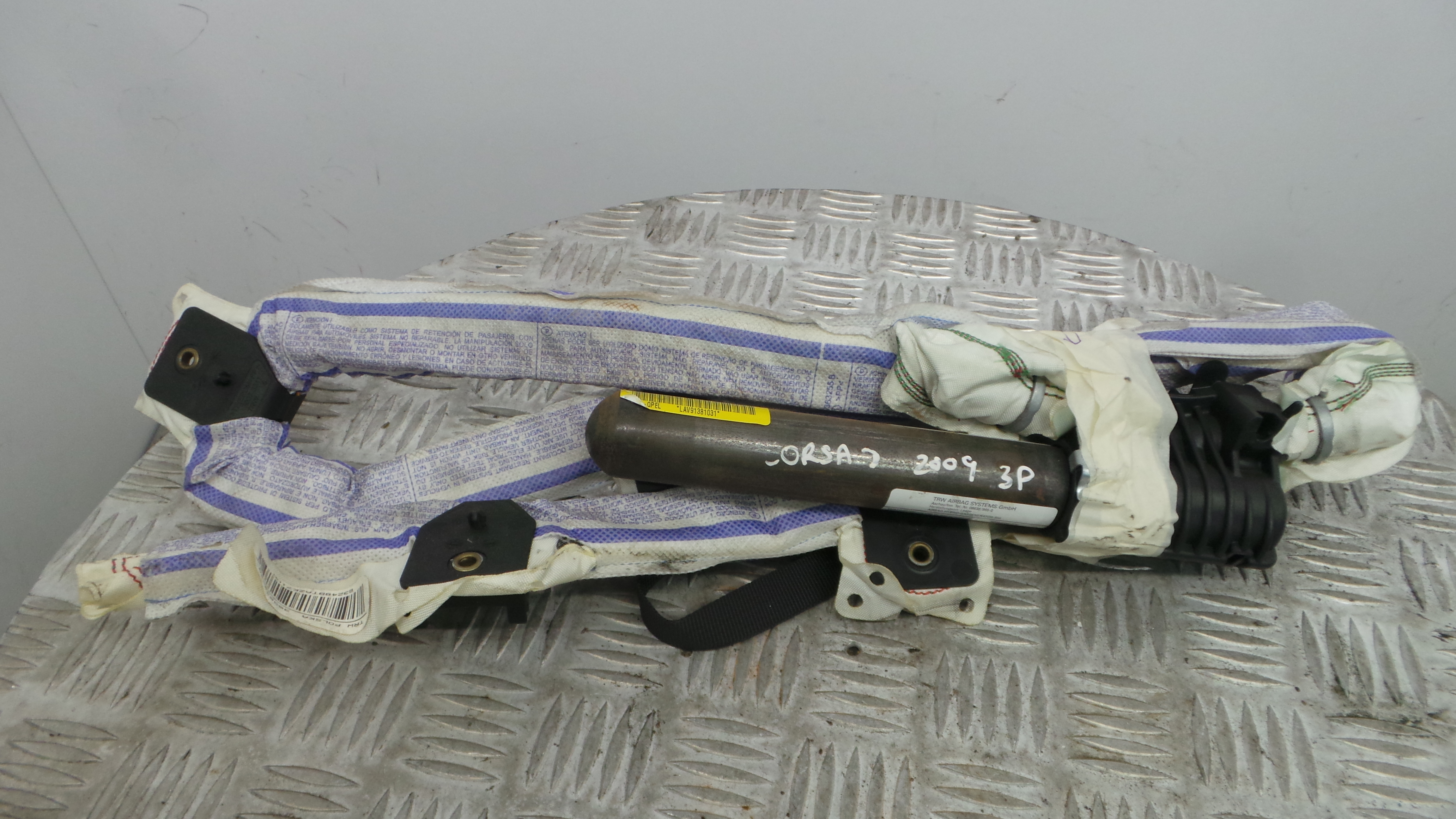 Airbags de Cortina Esq 13150704 - OPEL CORSA D (S07)-33406893