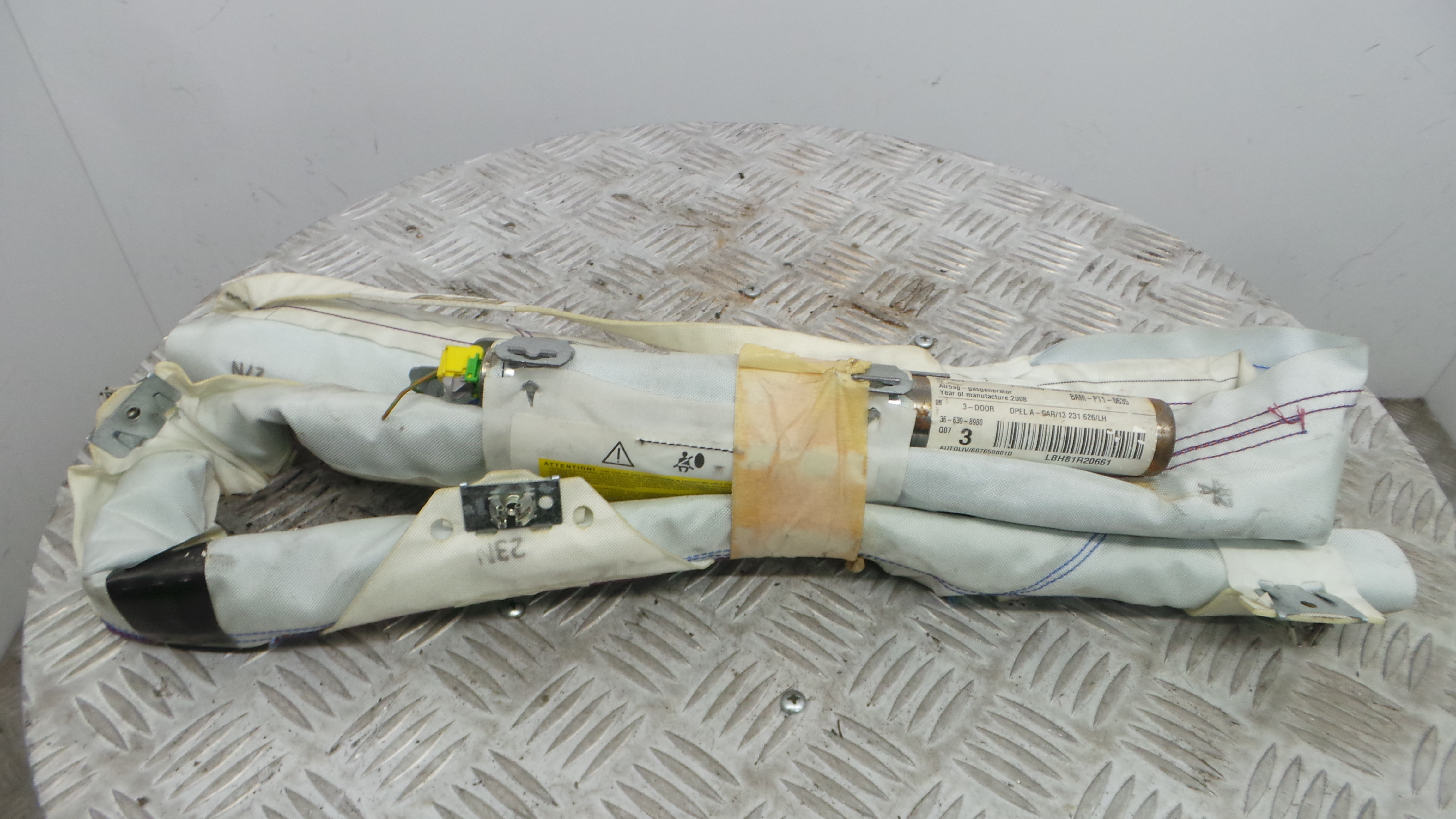Airbags de Cortina Esq 607658001D - OPEL ASTRA H (A04)-33406896