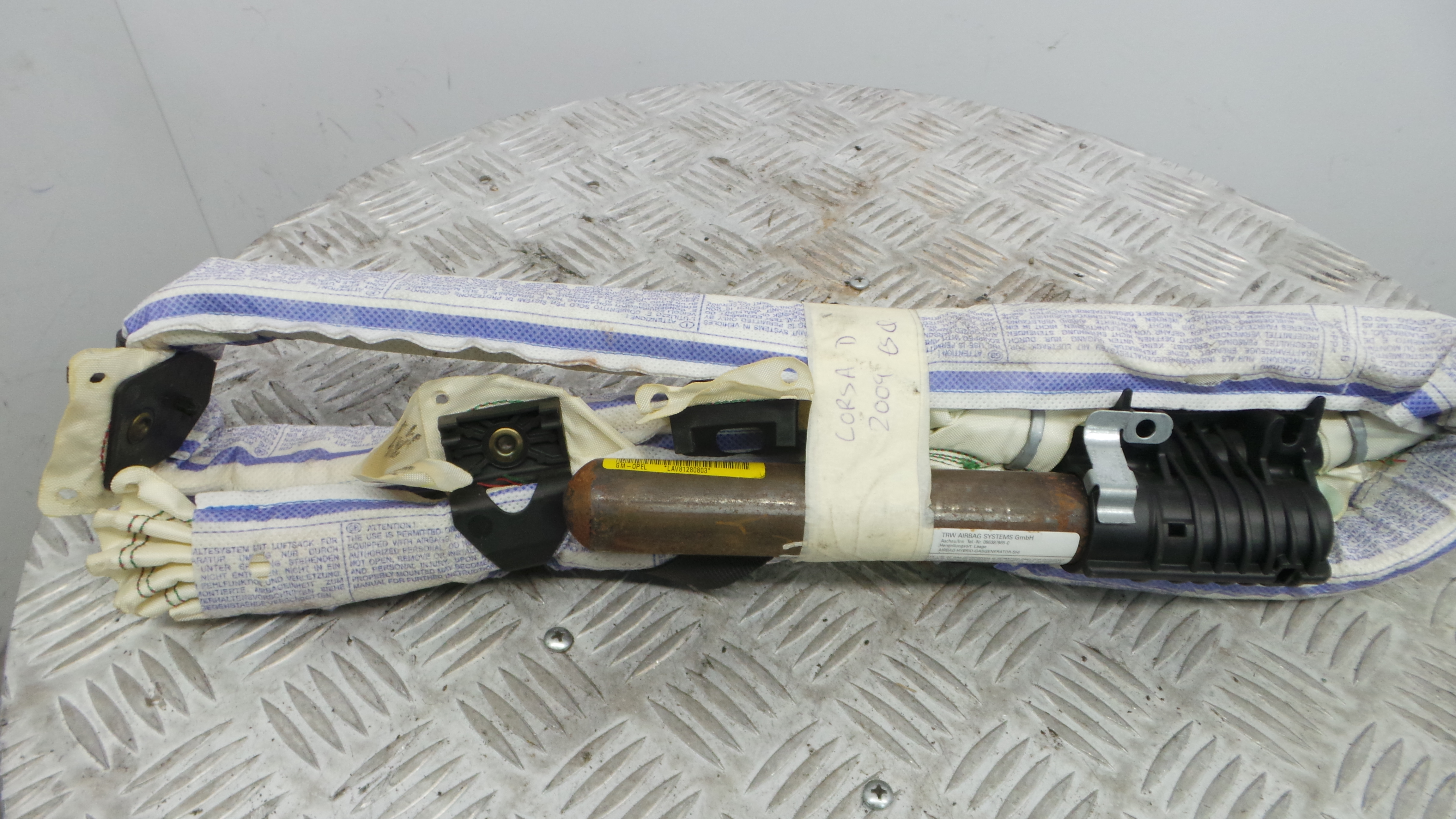 Airbags de Cortina Esq 13150704 - OPEL CORSA D (S07)-33406911