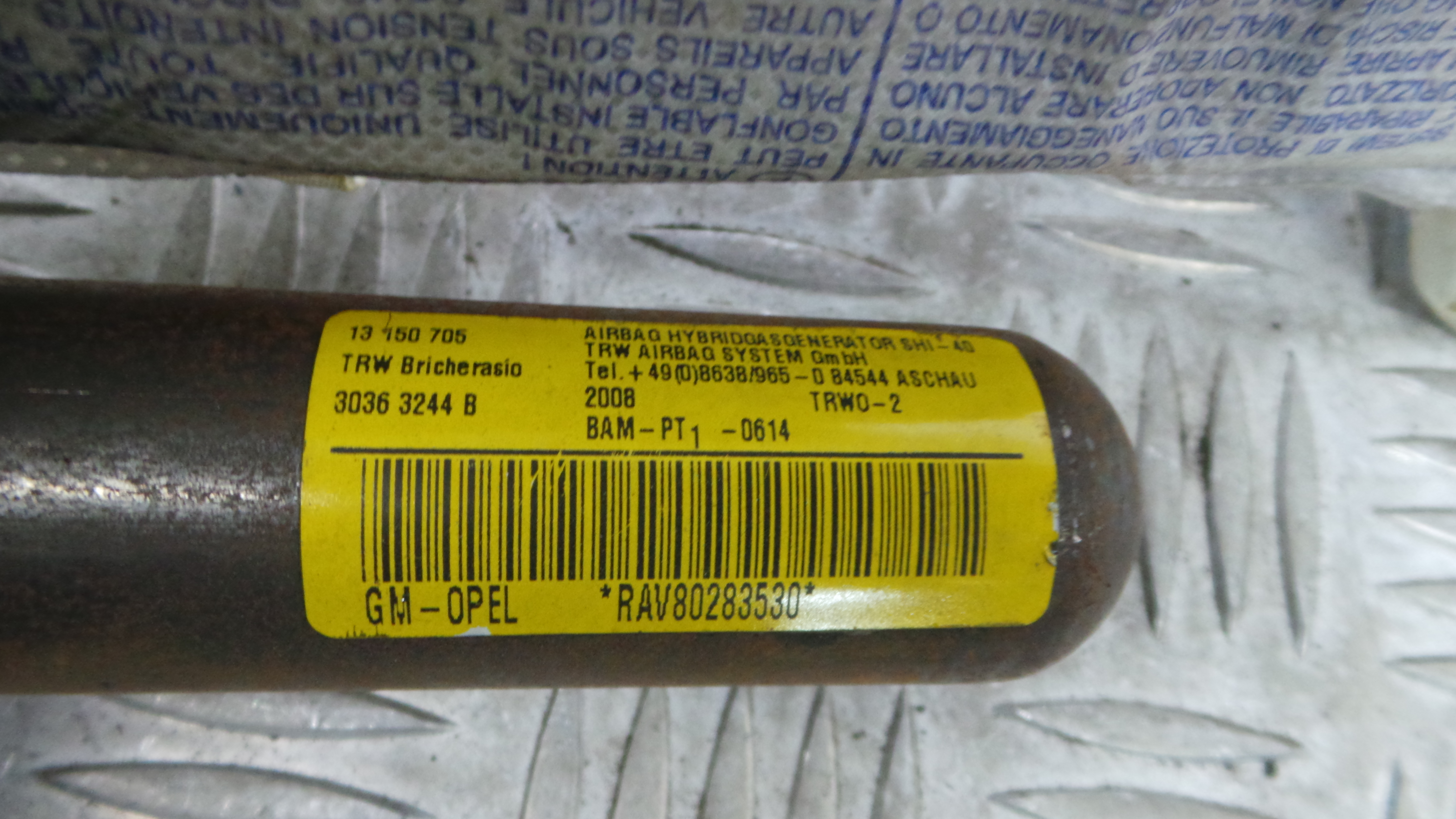 Airbags de Cortina Dto 13150705 - OPEL CORSA D (S07)-33406926