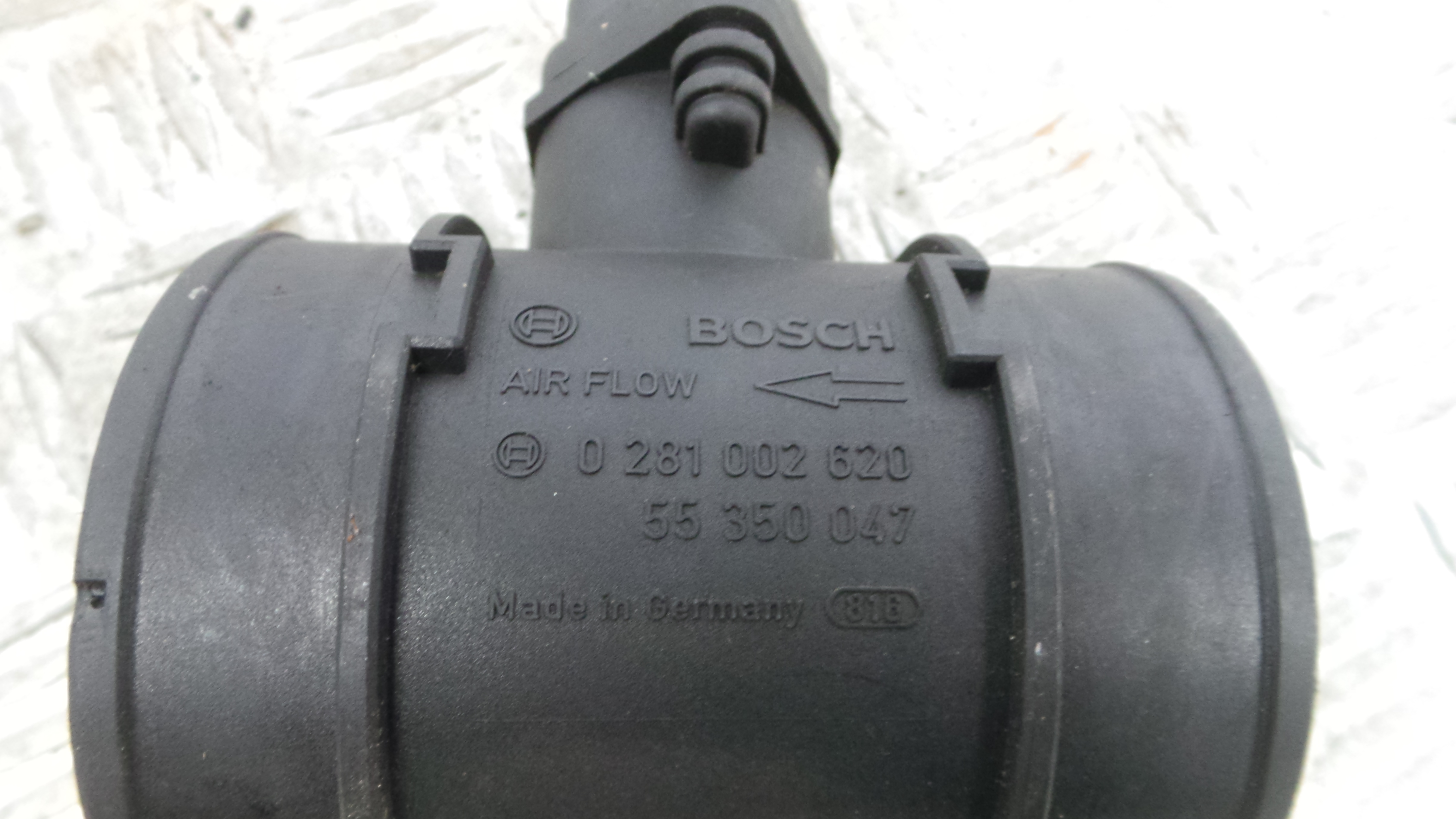 Medidor de Massa de Ar 0281002620 - OPEL MERIVA A Veículo multiuso (X03)-33406953