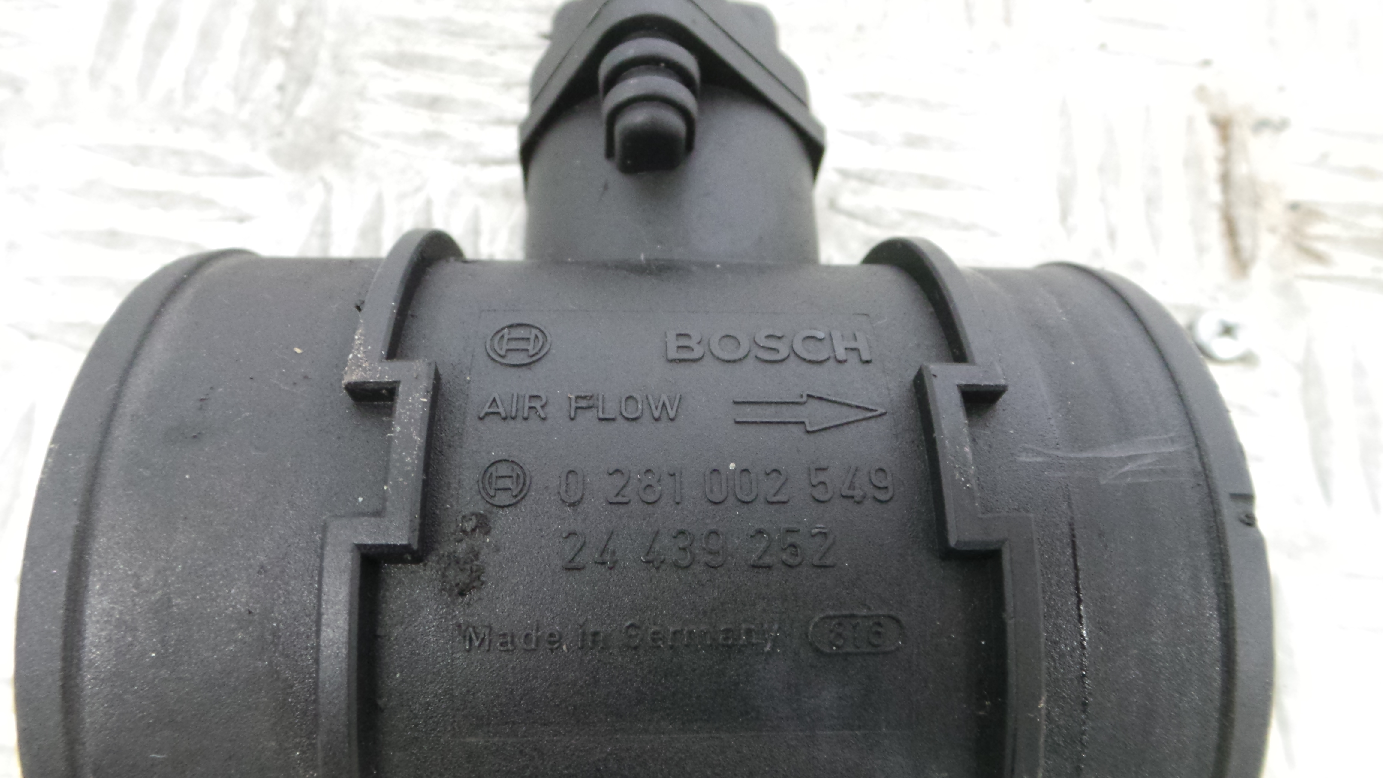 Medidor de Massa de Ar 0281002549 - OPEL CORSA C (X01)-33406959