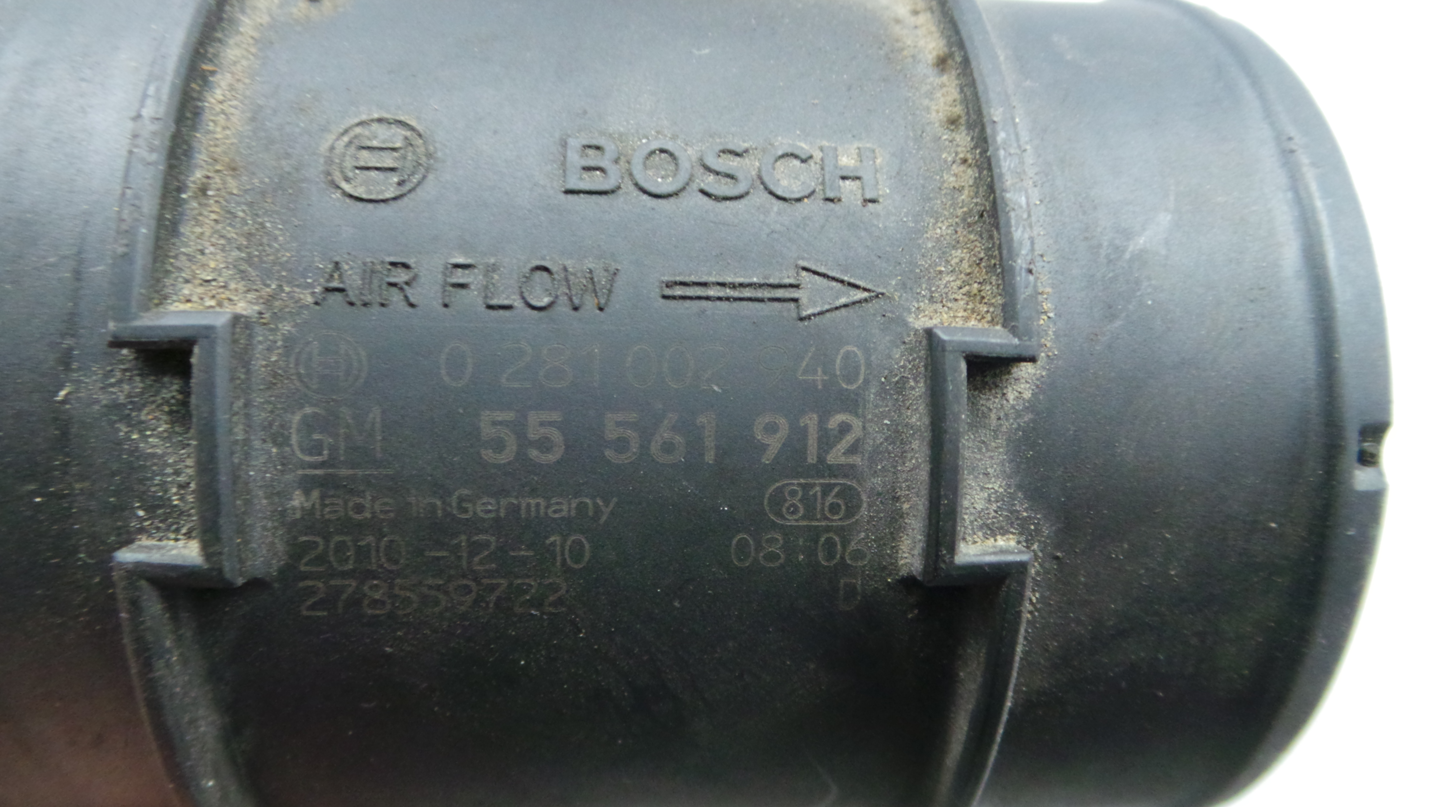 Medidor de Massa de Ar 0281002940 - OPEL CORSA D (S07)-33406986