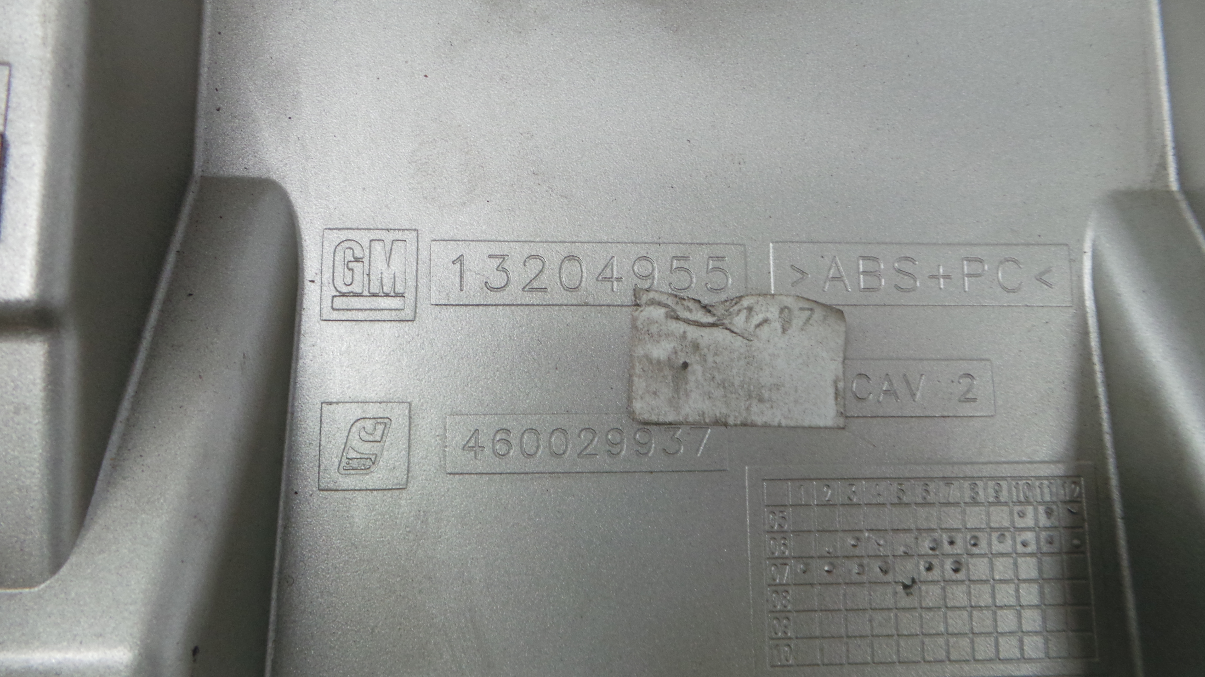 Consola central Tablier  13204955 - OPEL CORSA D (S07)-33448577