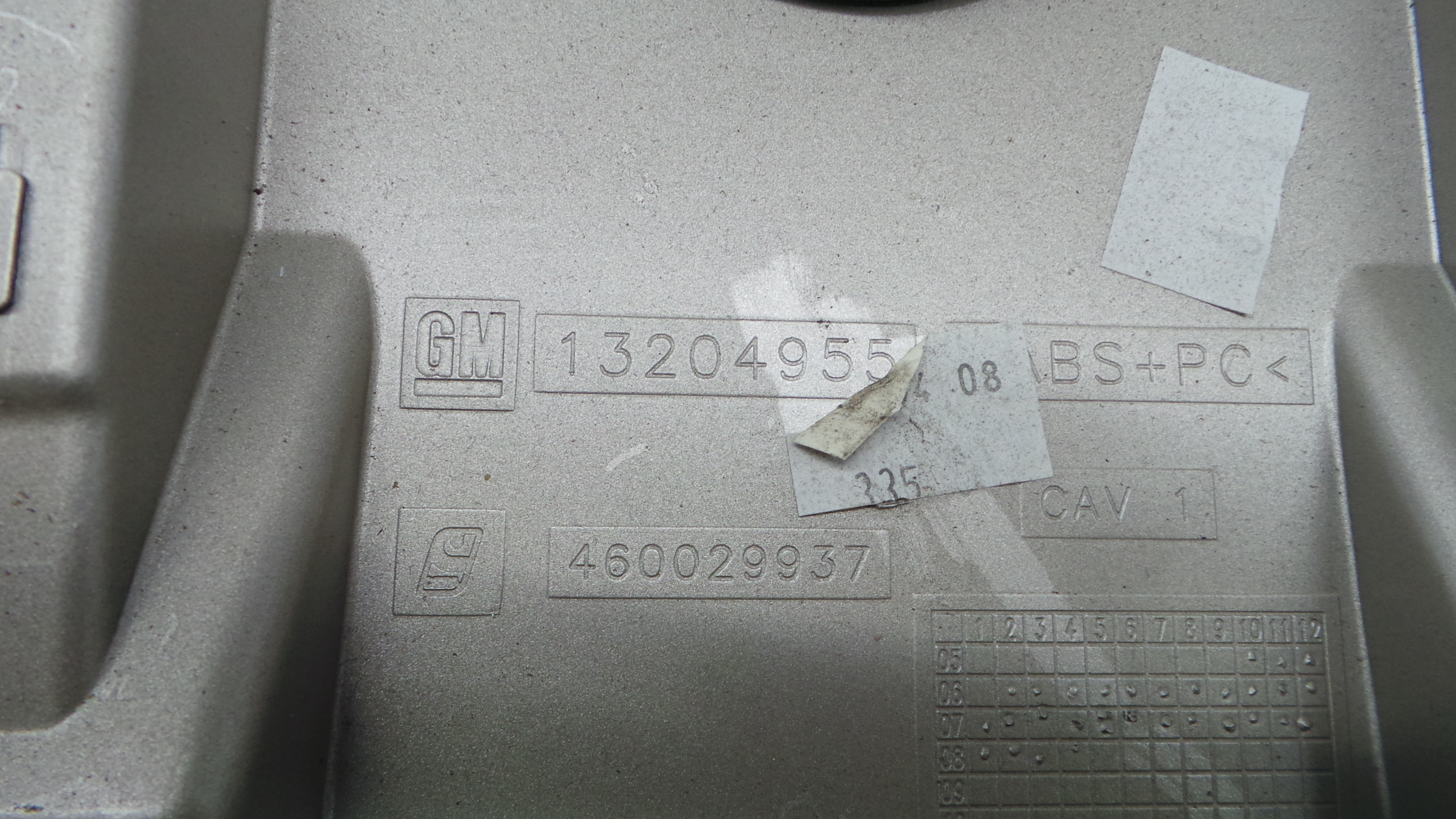 Consola central Tablier  13204955 - OPEL CORSA D (S07)-33449733