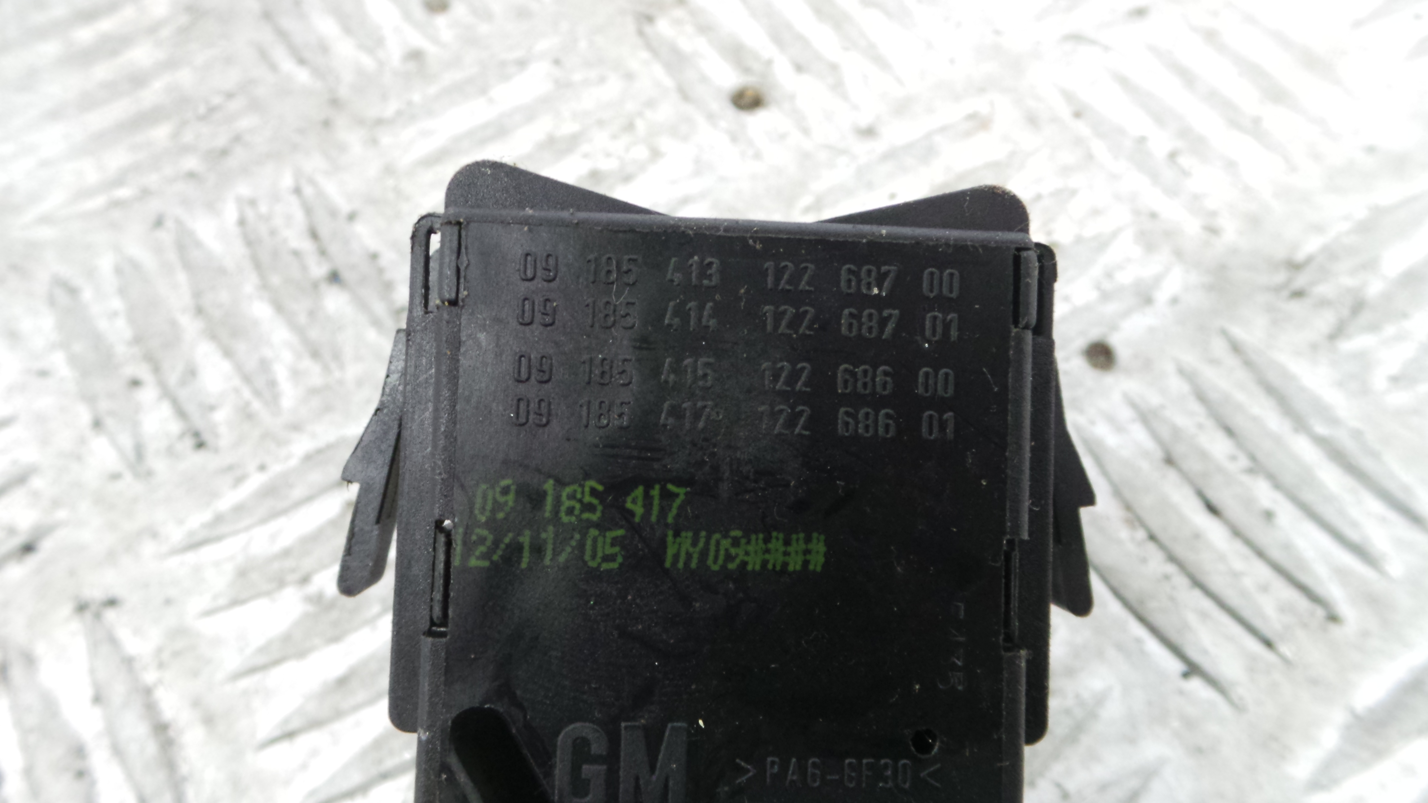 Comando de Limpa Para Brisas 09185417 - OPEL CORSA C (X01)-33628530