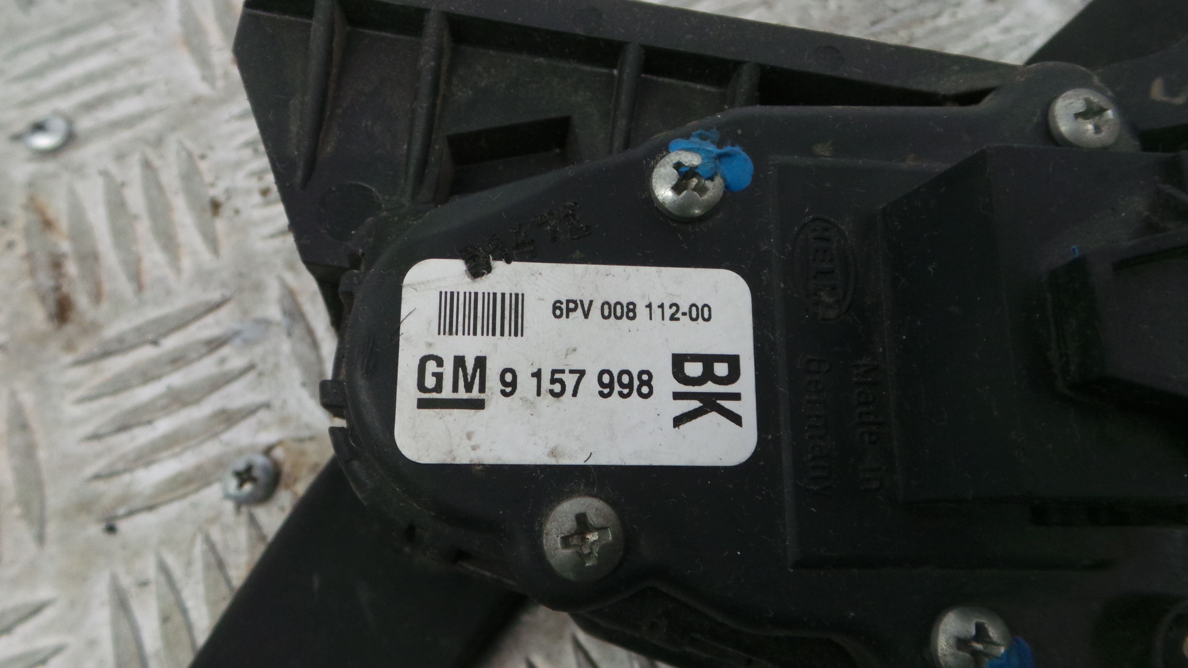 Pedal do Acelerador 9157998 - OPEL ASTRA H (A04)-33630486